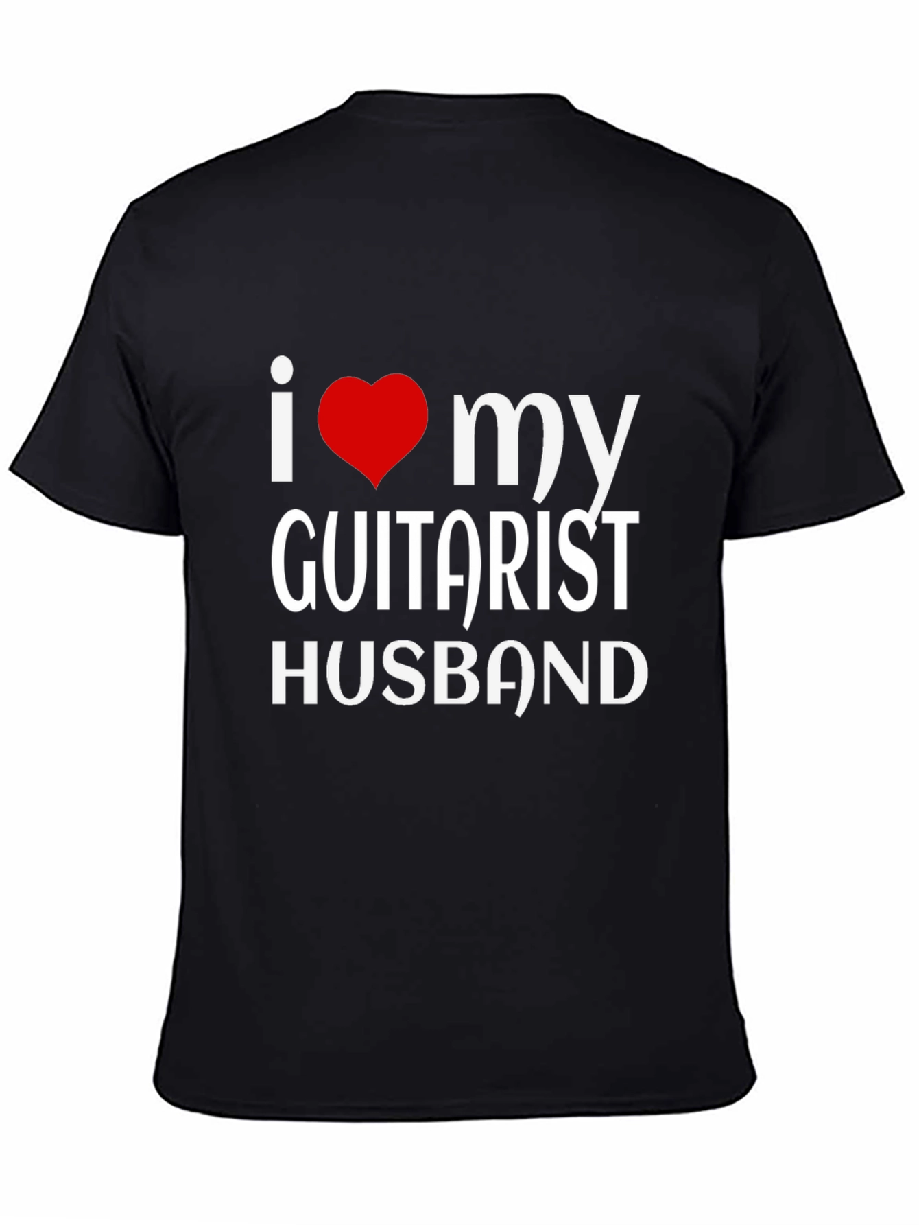 I Love My Guitarist Husband T-Shirt