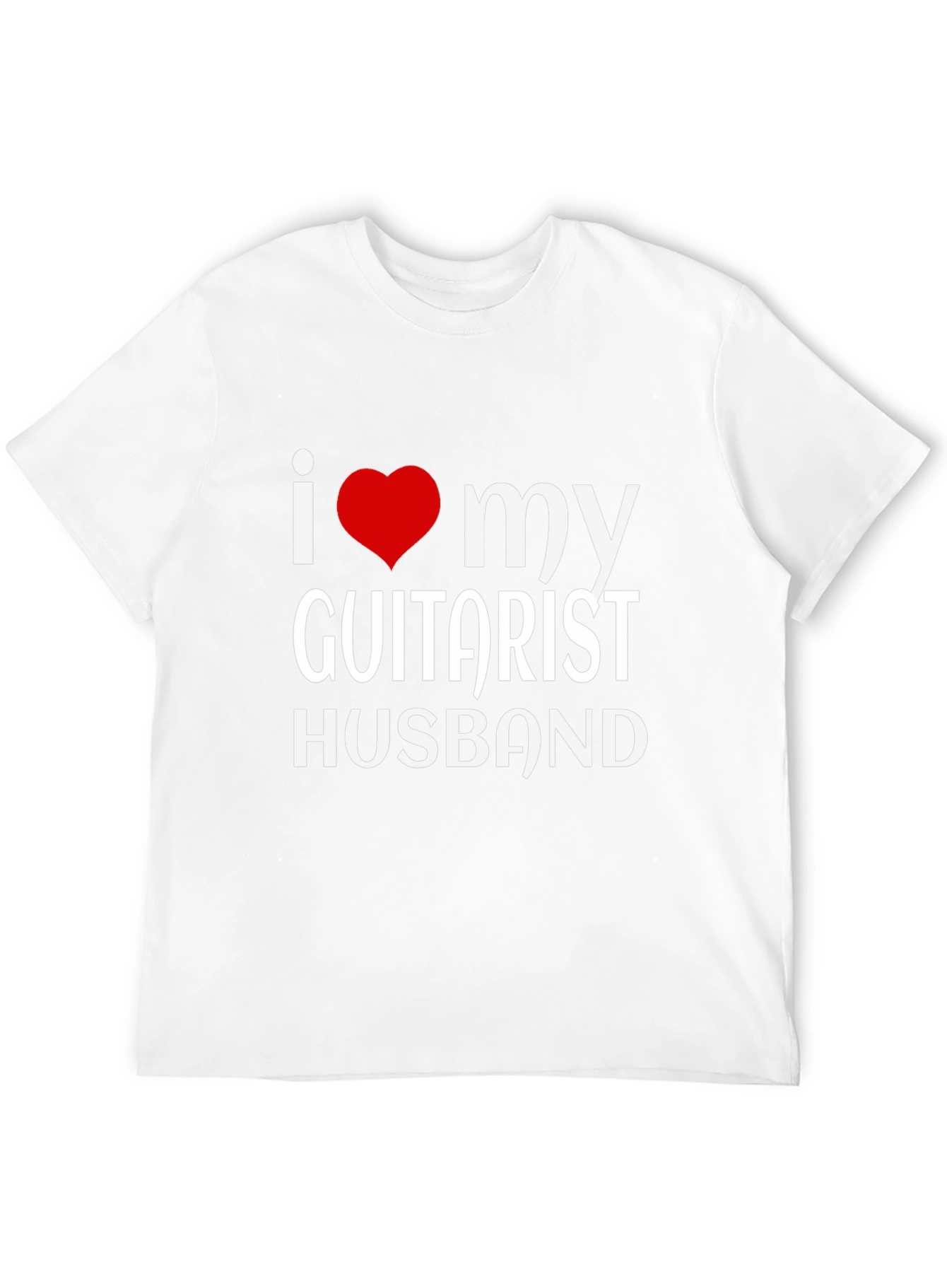 I Love My Guitarist Husband T-Shirt
