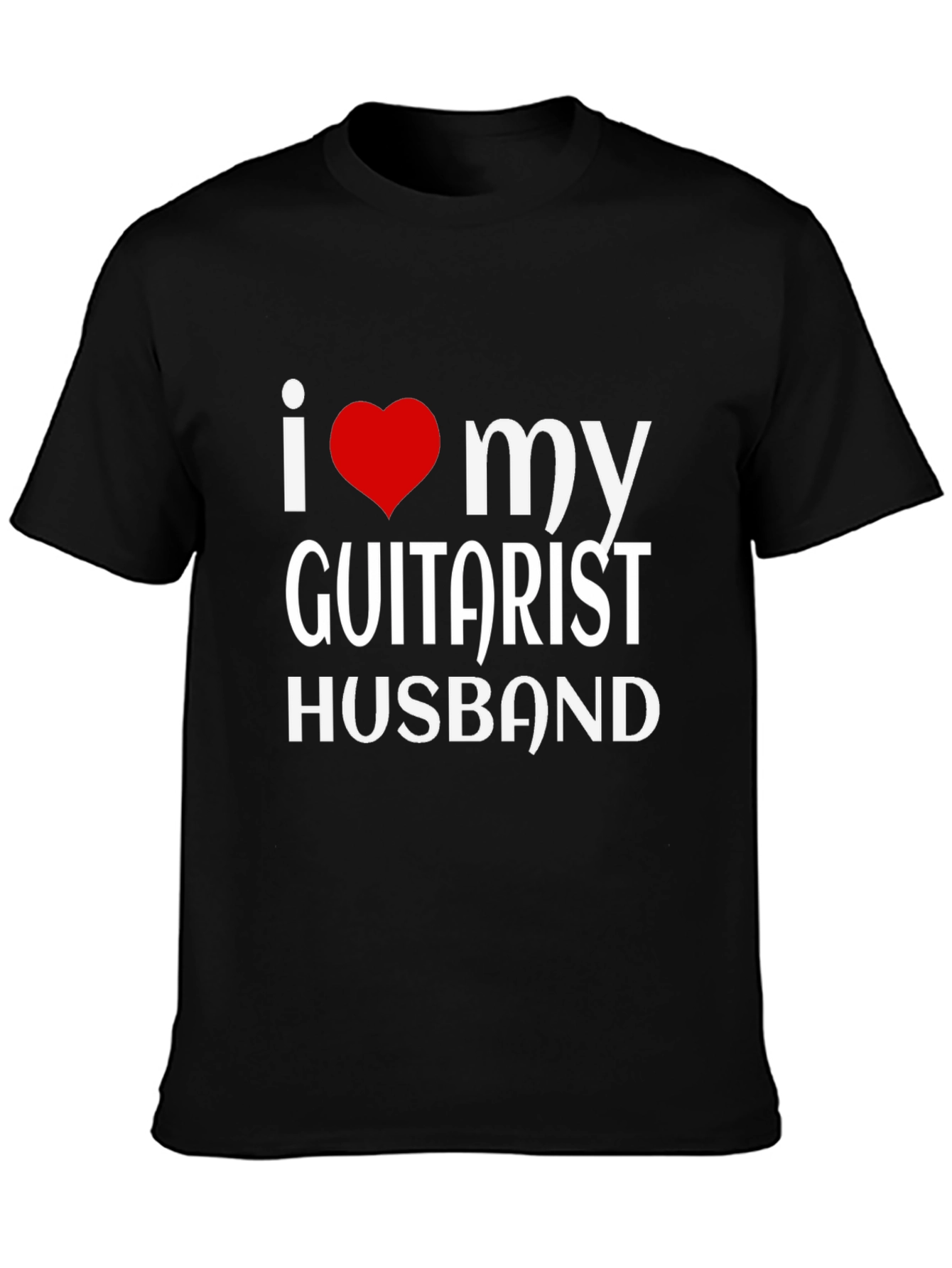 I Love My Guitarist Husband T-Shirt