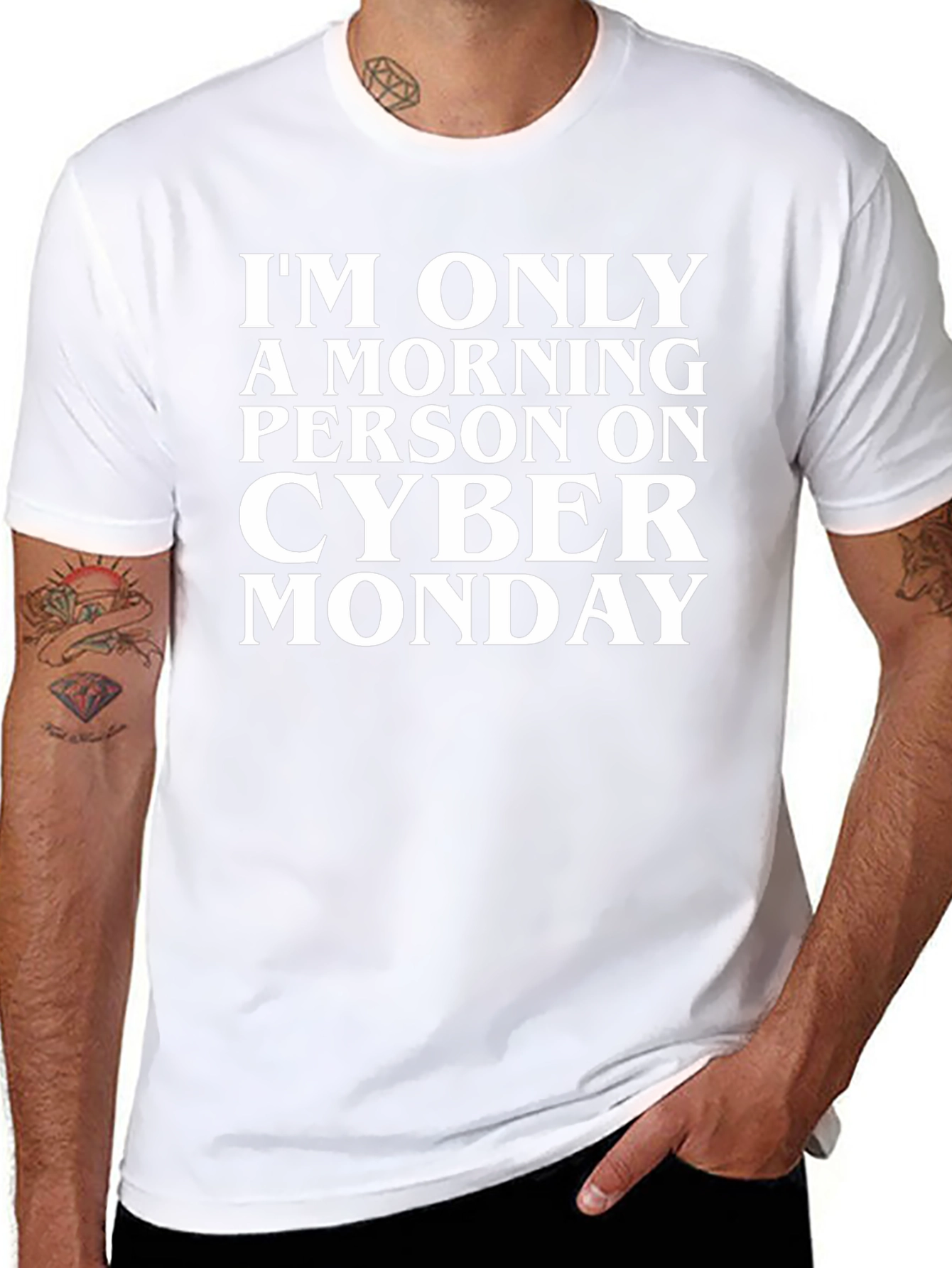 Cyber Monday Morning Person T-Shirt Funny Gift