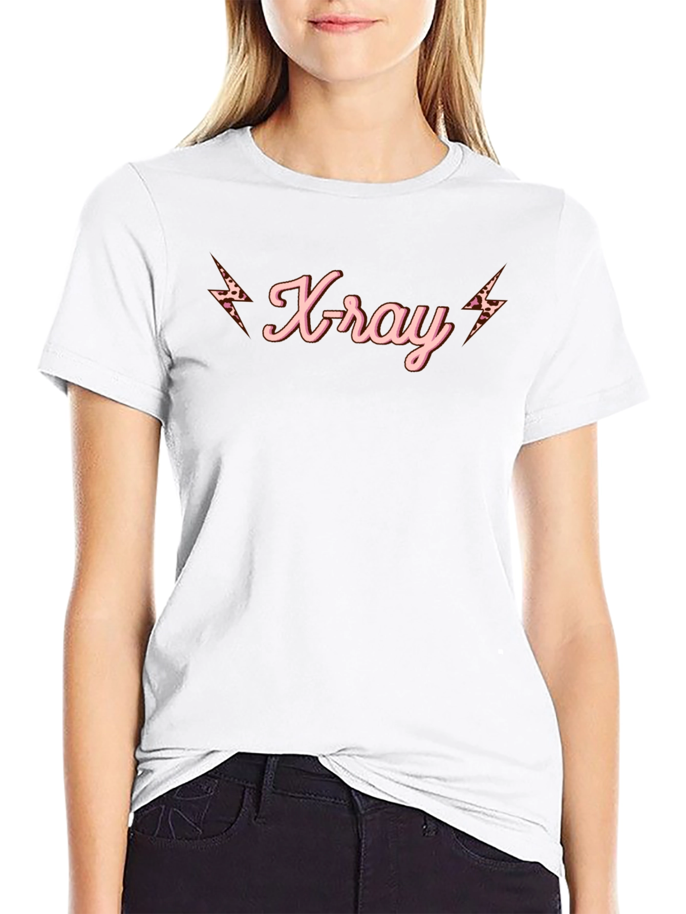 X-Ray Lightning Bolt Graphic Tee - Retro Style