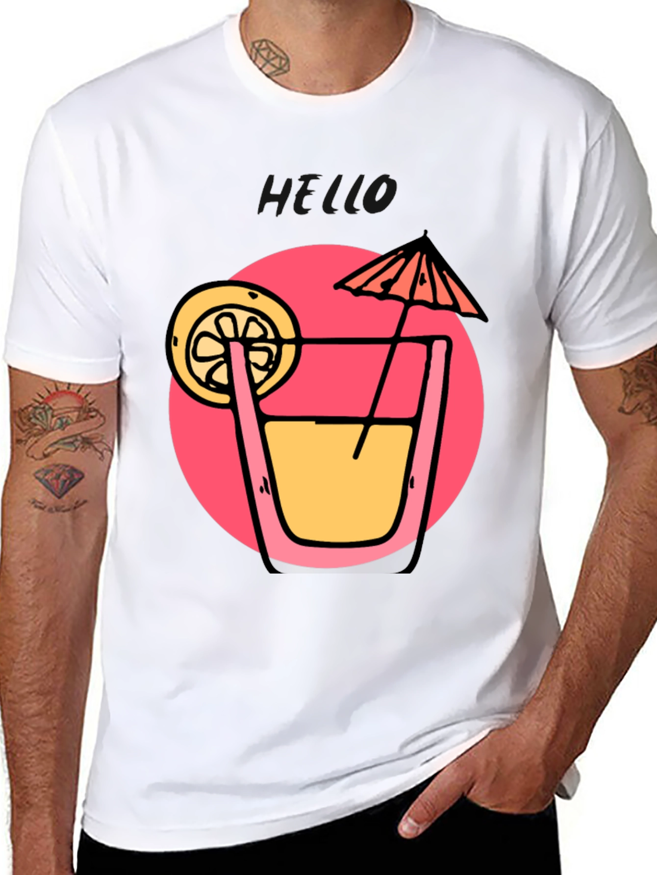 Tropical Drink T-Shirt - Summer Vibes