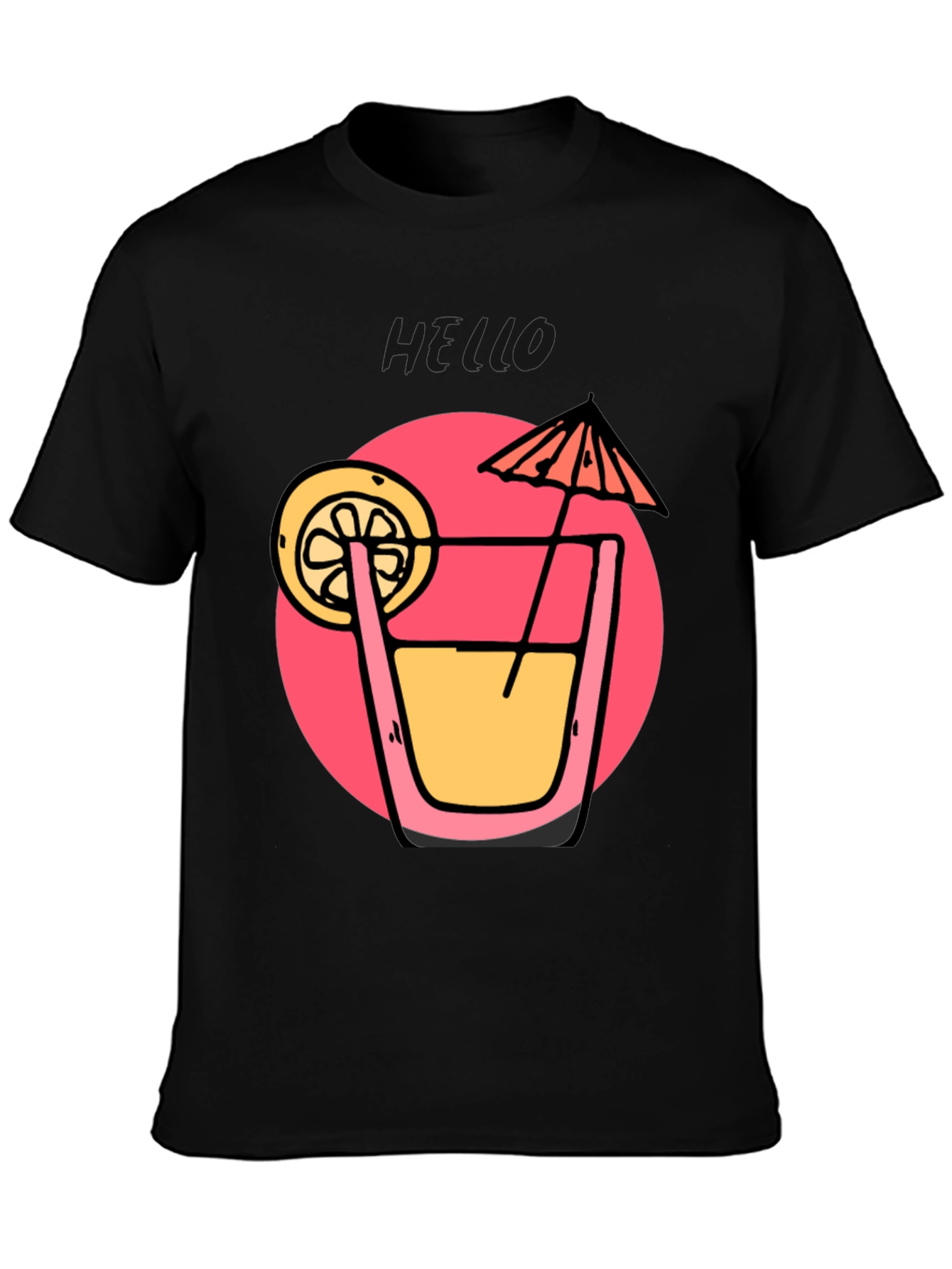 Tropical Drink T-Shirt - Summer Vibes