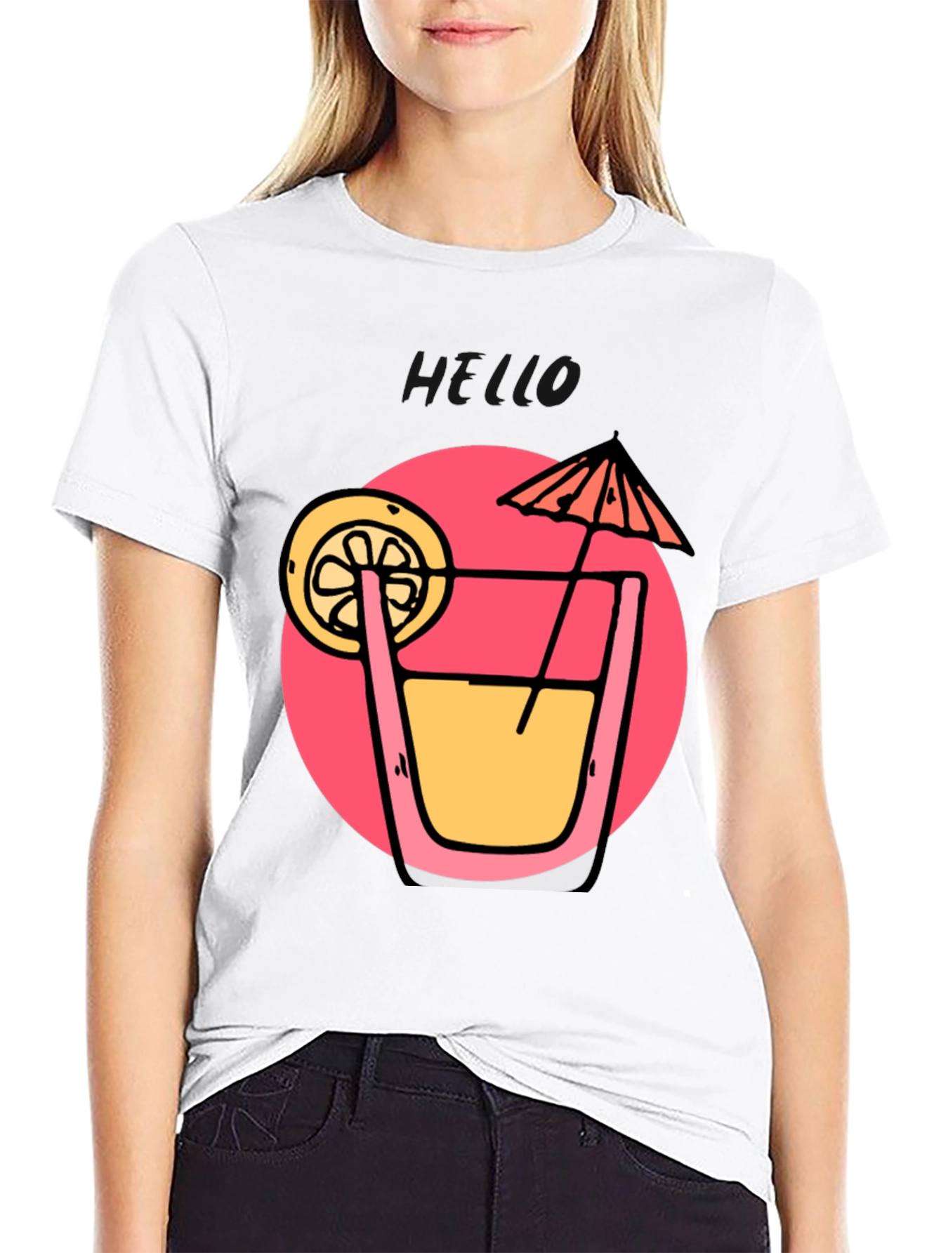 Tropical Drink T-Shirt - Summer Vibes