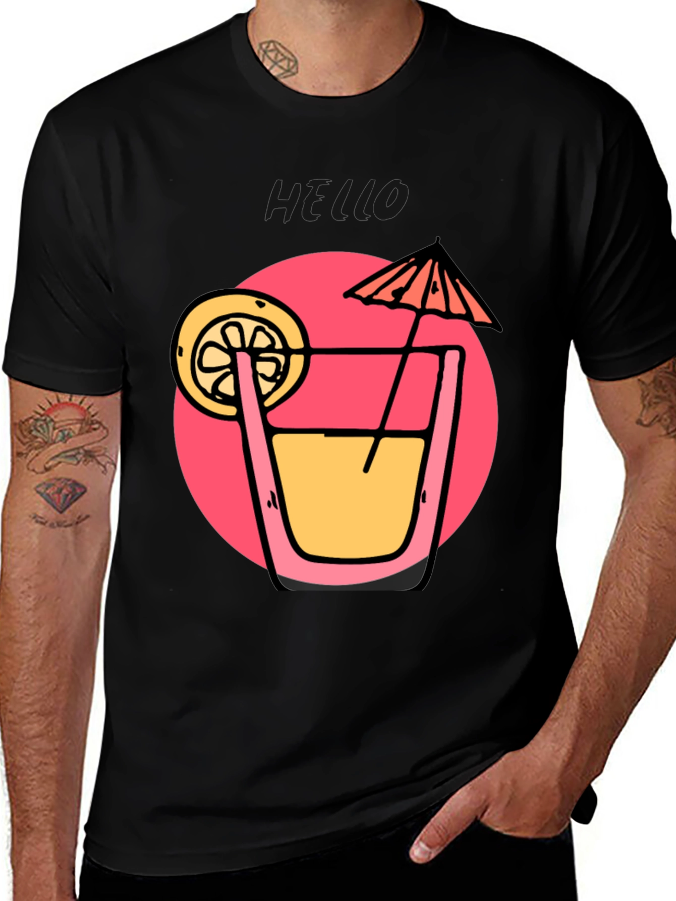 Tropical Drink T-Shirt - Summer Vibes
