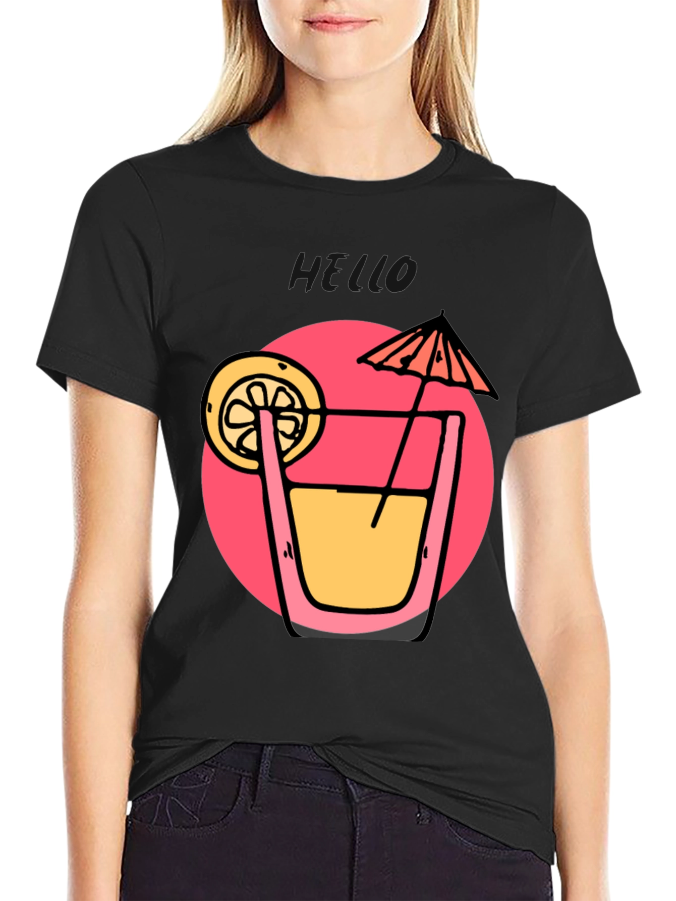 Tropical Drink T-Shirt - Summer Vibes