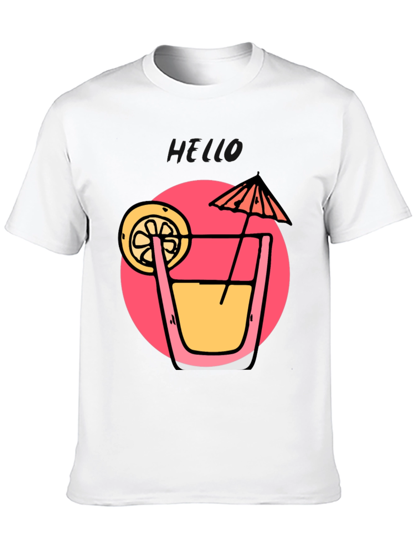 Tropical Drink T-Shirt - Summer Vibes