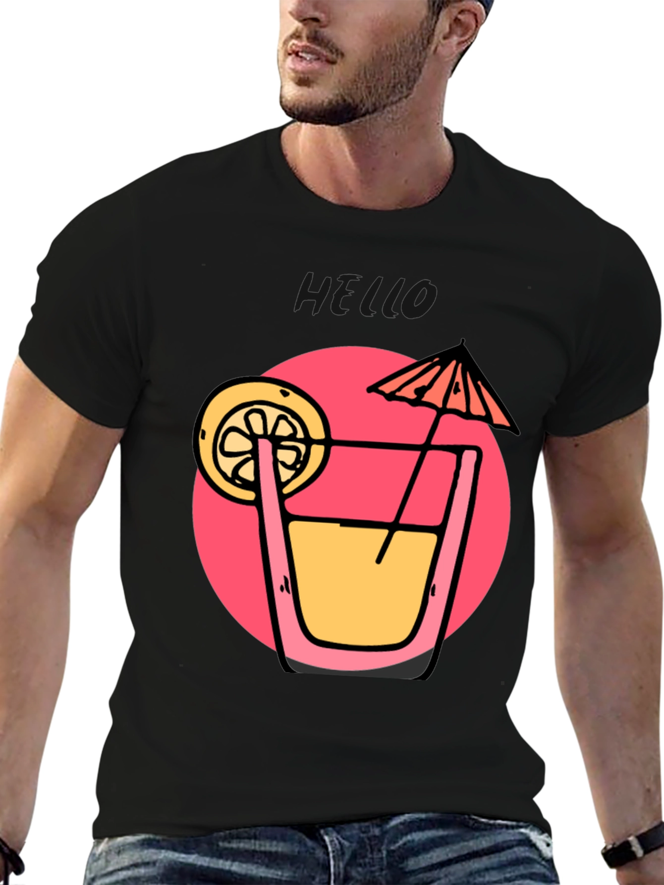 Tropical Drink T-Shirt - Summer Vibes