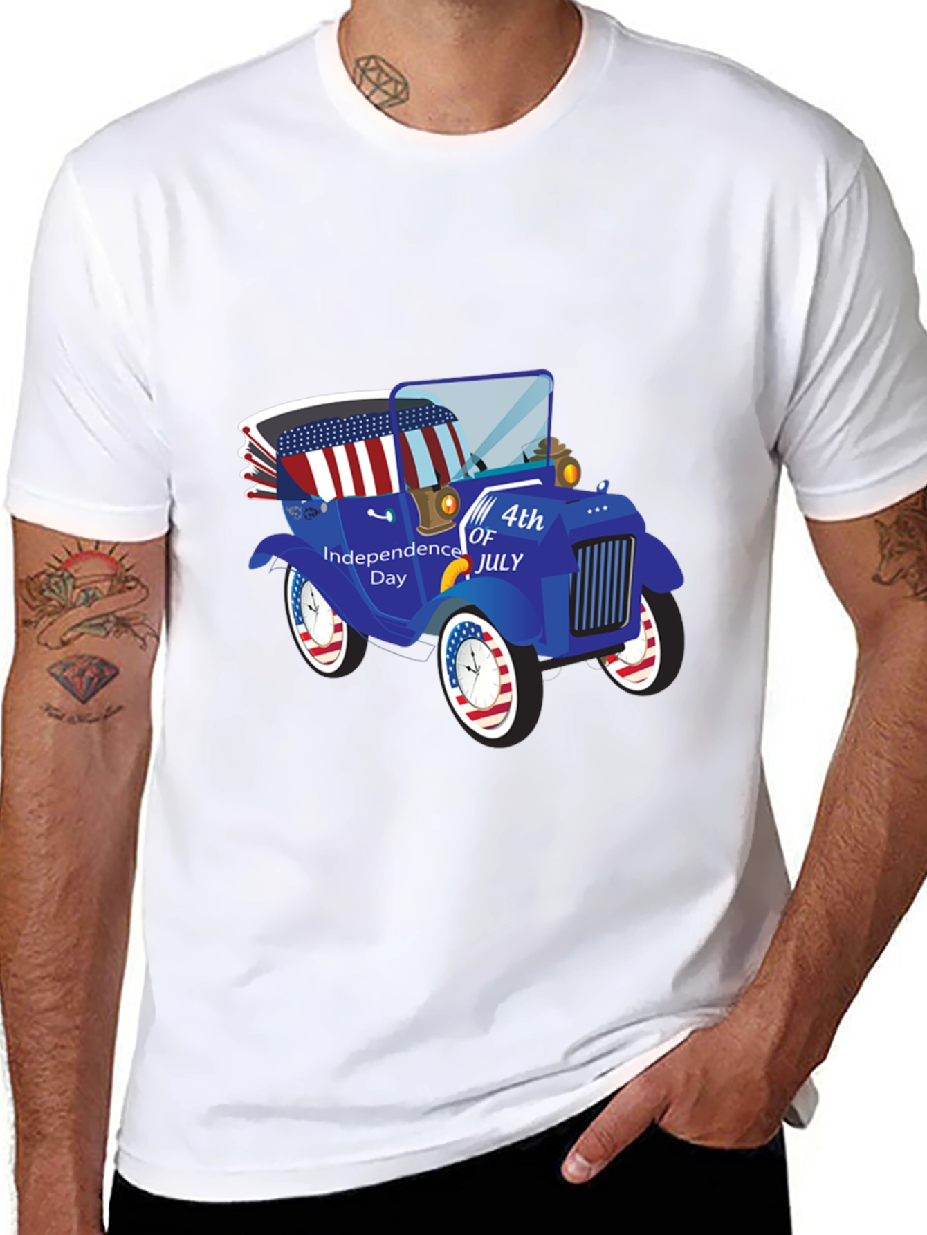Independence Day Car T-Shirt