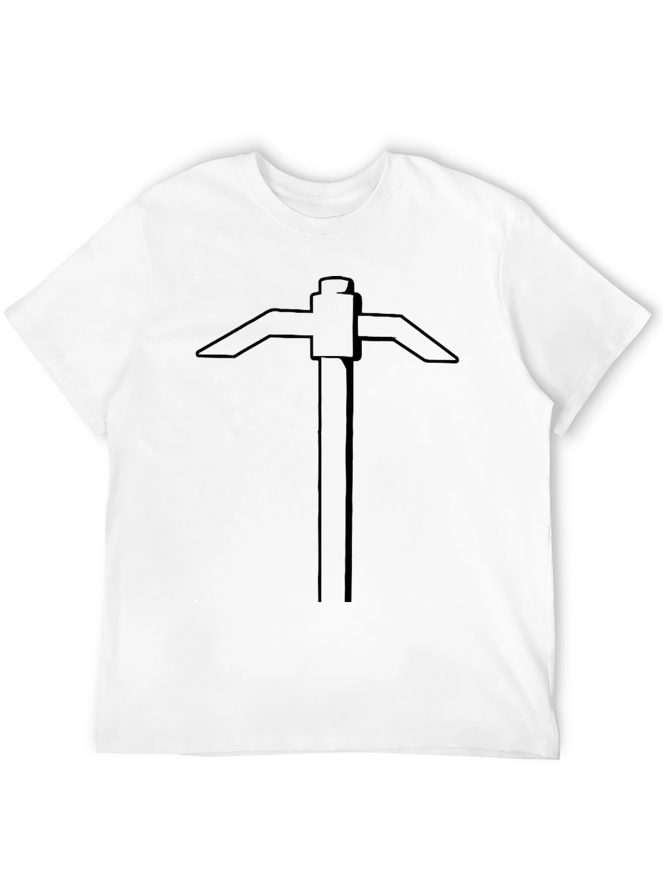 Pickaxe Graphic Tee - Solid Black