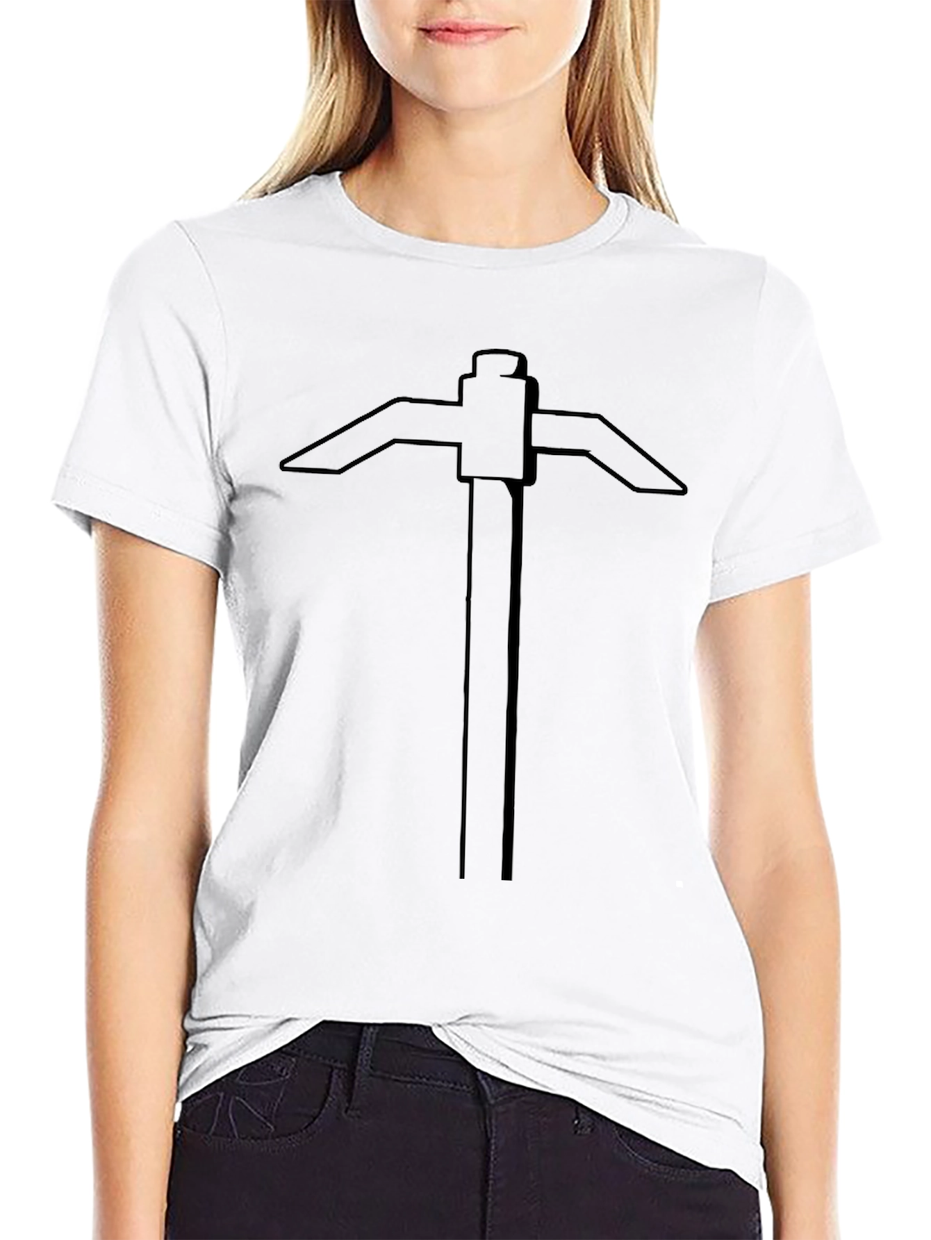 Pickaxe Graphic Tee - Solid Black
