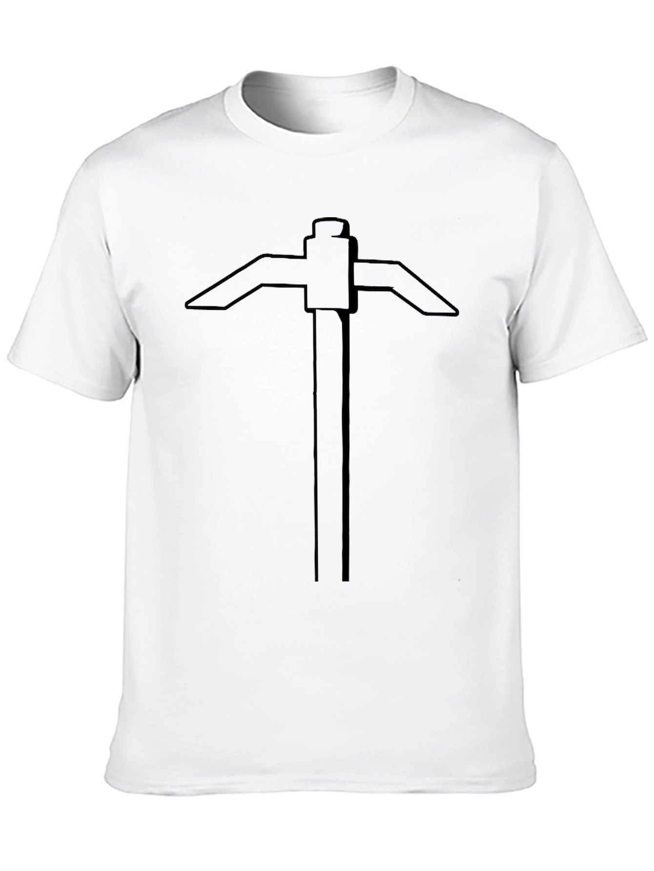 Pickaxe Graphic Tee - Solid Black