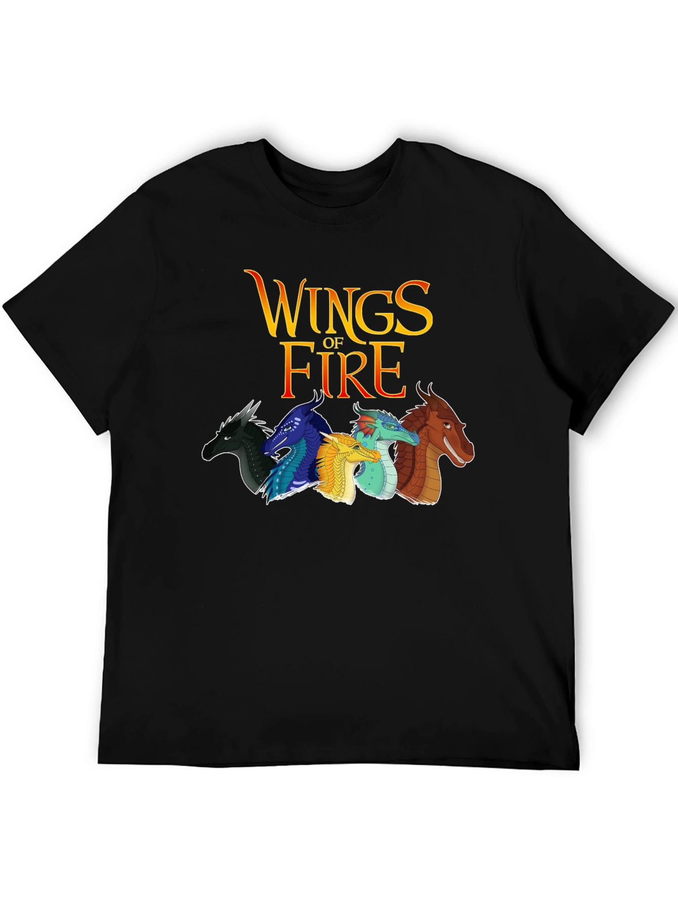 Wings of Fire Graphic Black T-Shirt