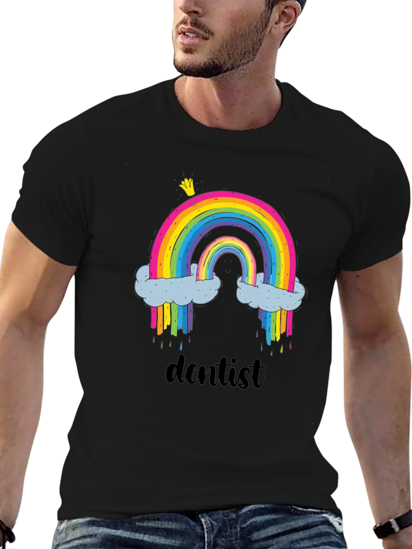 Rainbow Dentist T-Shirt | Funny Dental Apparel