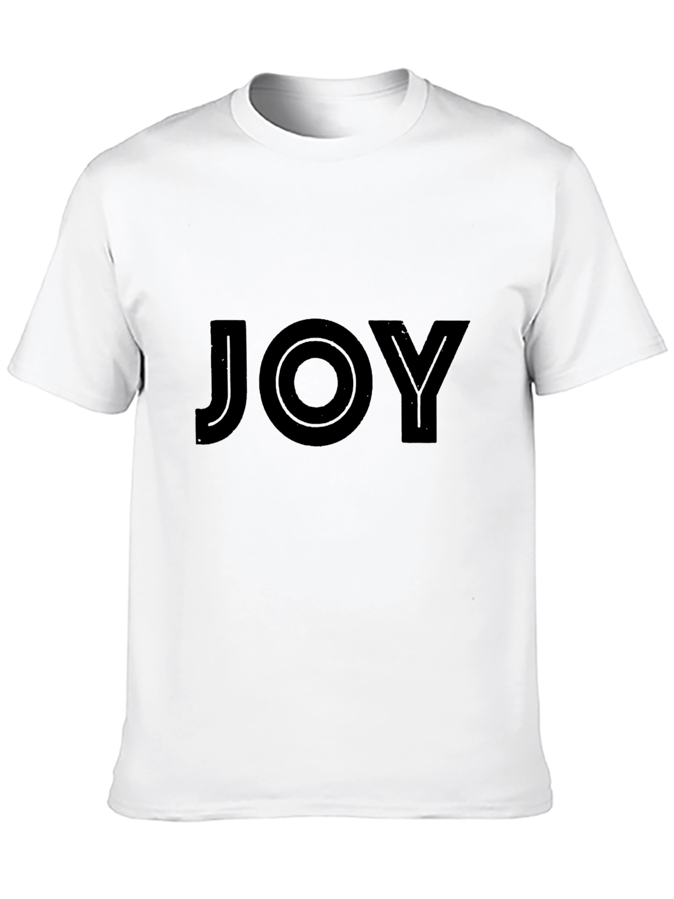 JOY Black T-Shirt - Stylish Everyday Wear
