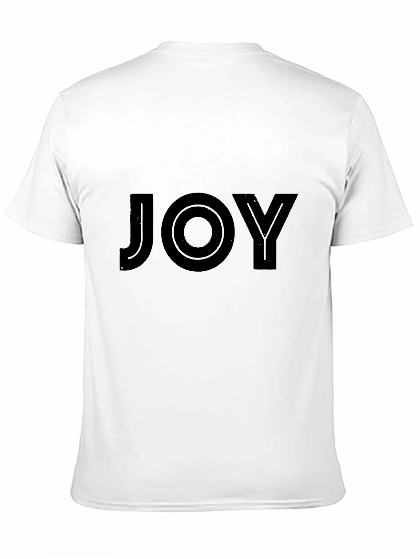 JOY Black T-Shirt - Stylish Everyday Wear
