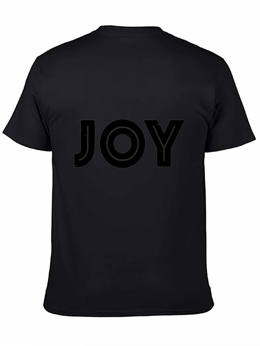 JOY Black T-Shirt - Stylish Everyday Wear
