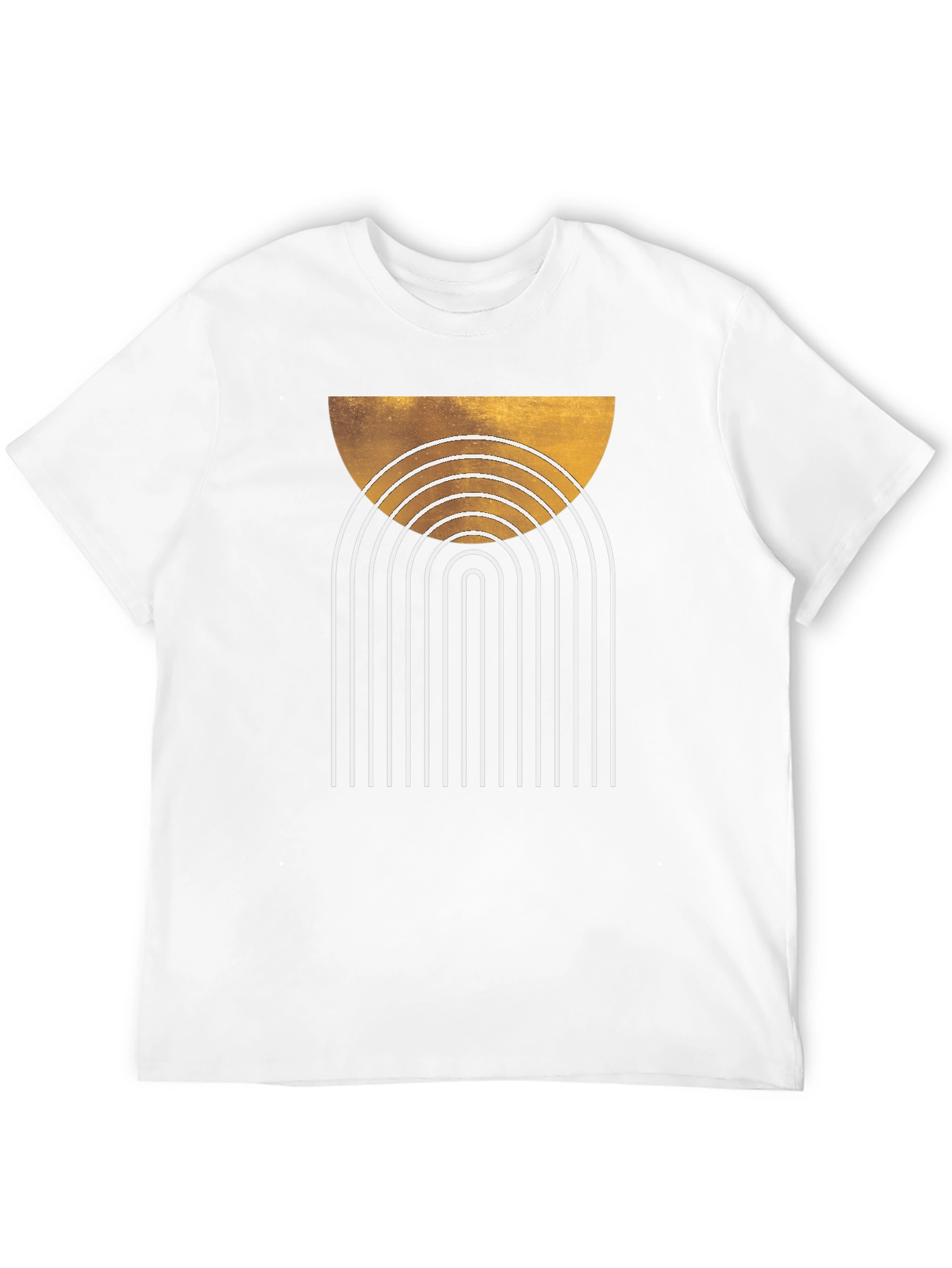 Abstract Arch Graphic Tee - Modern Design