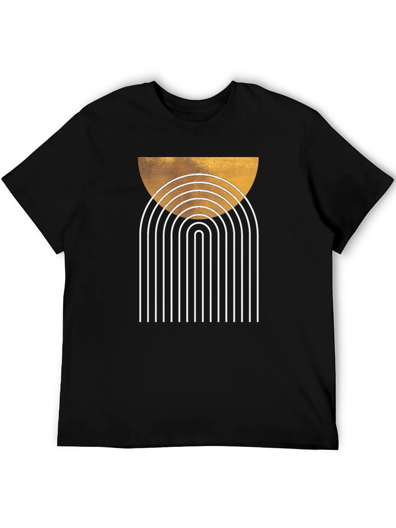 Abstract Arch Graphic Tee - Modern Design