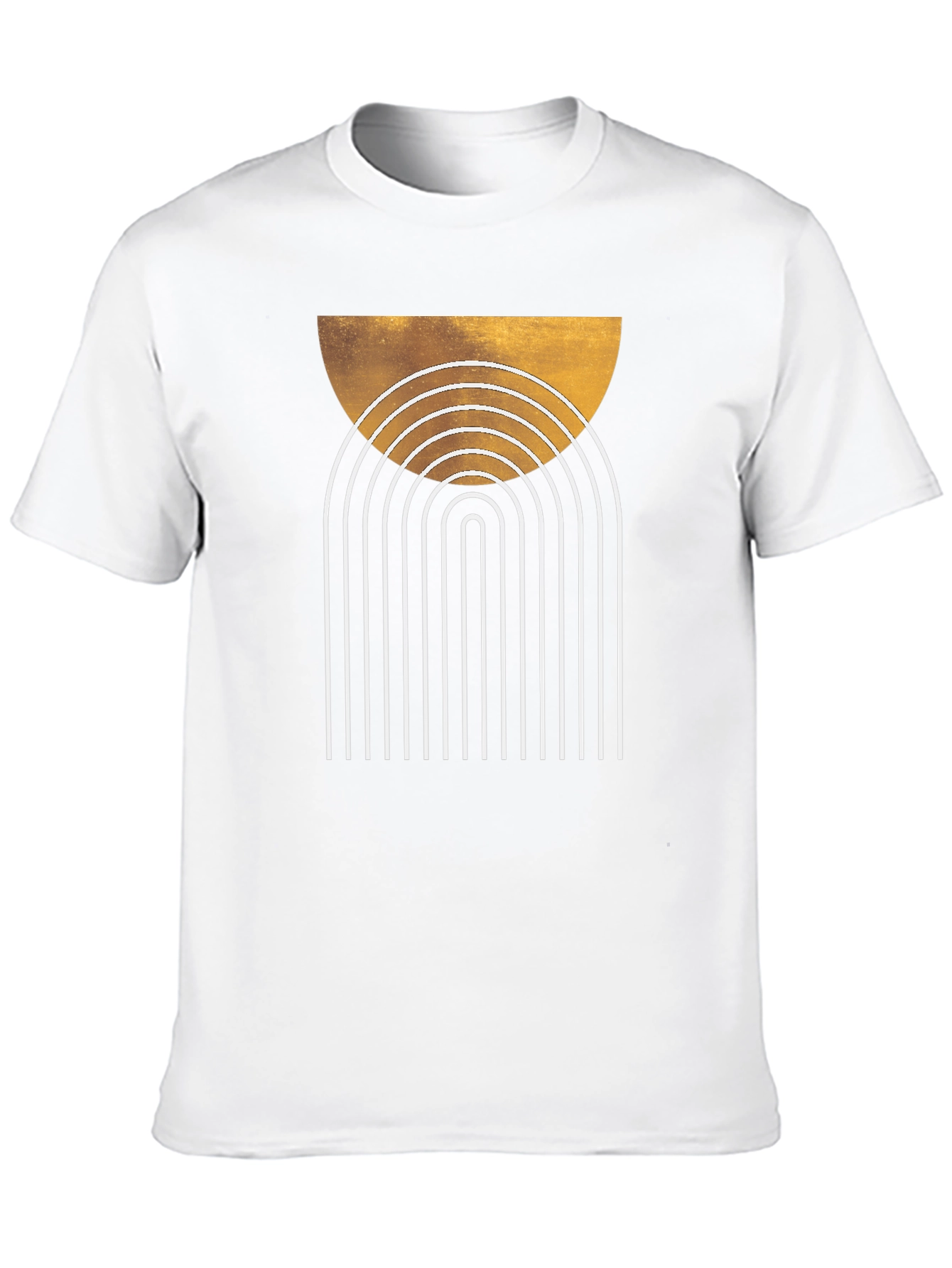 Abstract Arch Graphic Tee - Modern Design