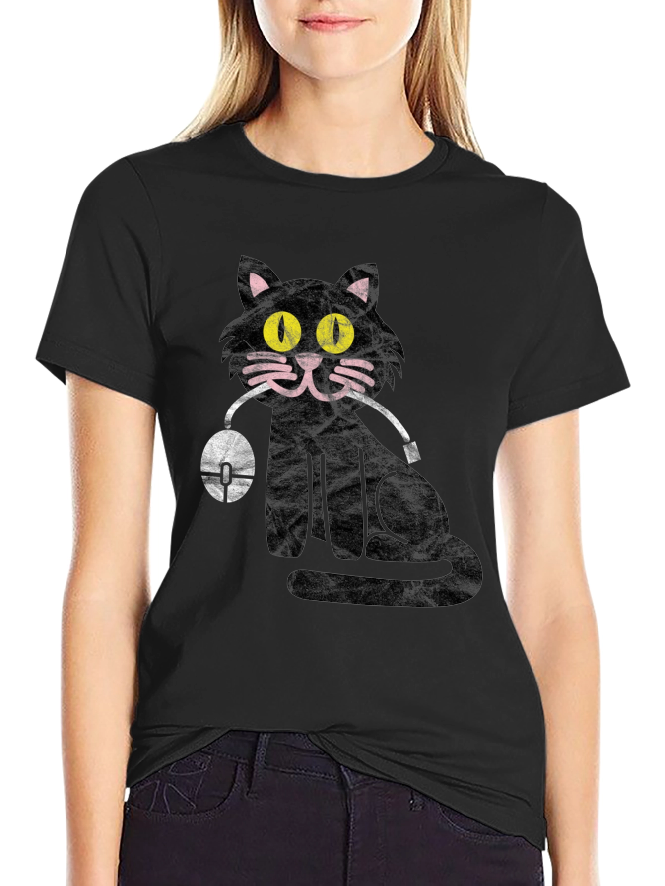 Cat Got Your Mouse Graphic Tee