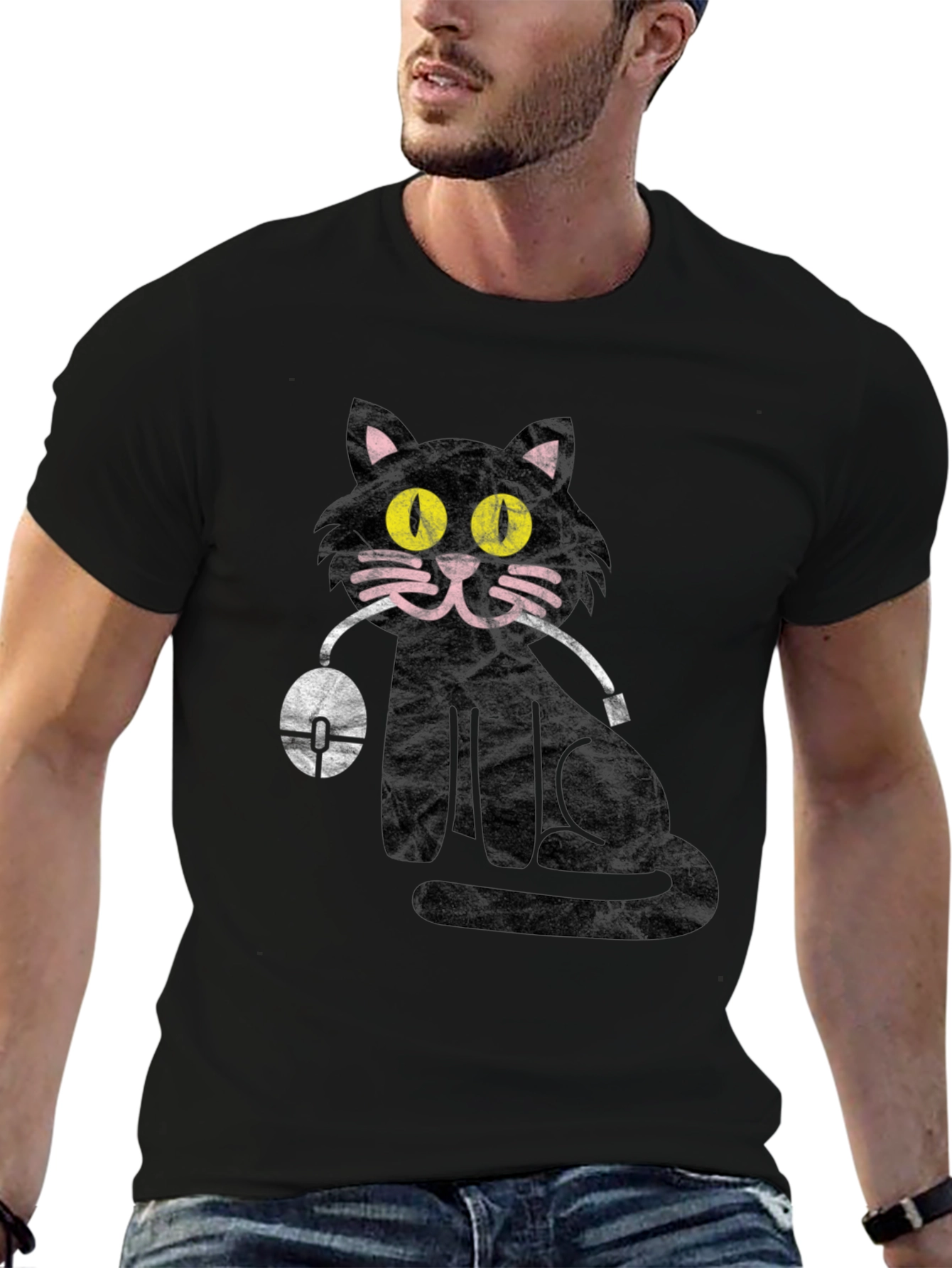 Cat Got Your Mouse Graphic Tee