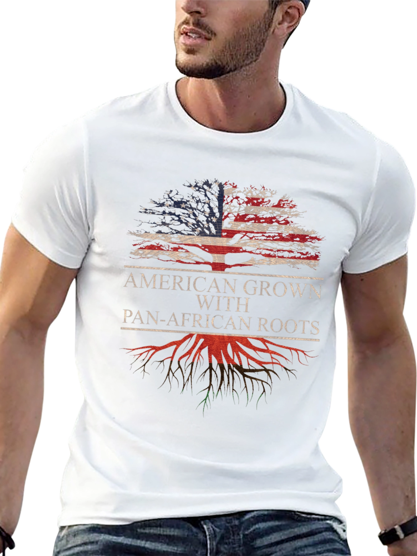 American Grown with Pan-African Roots T-Shirt