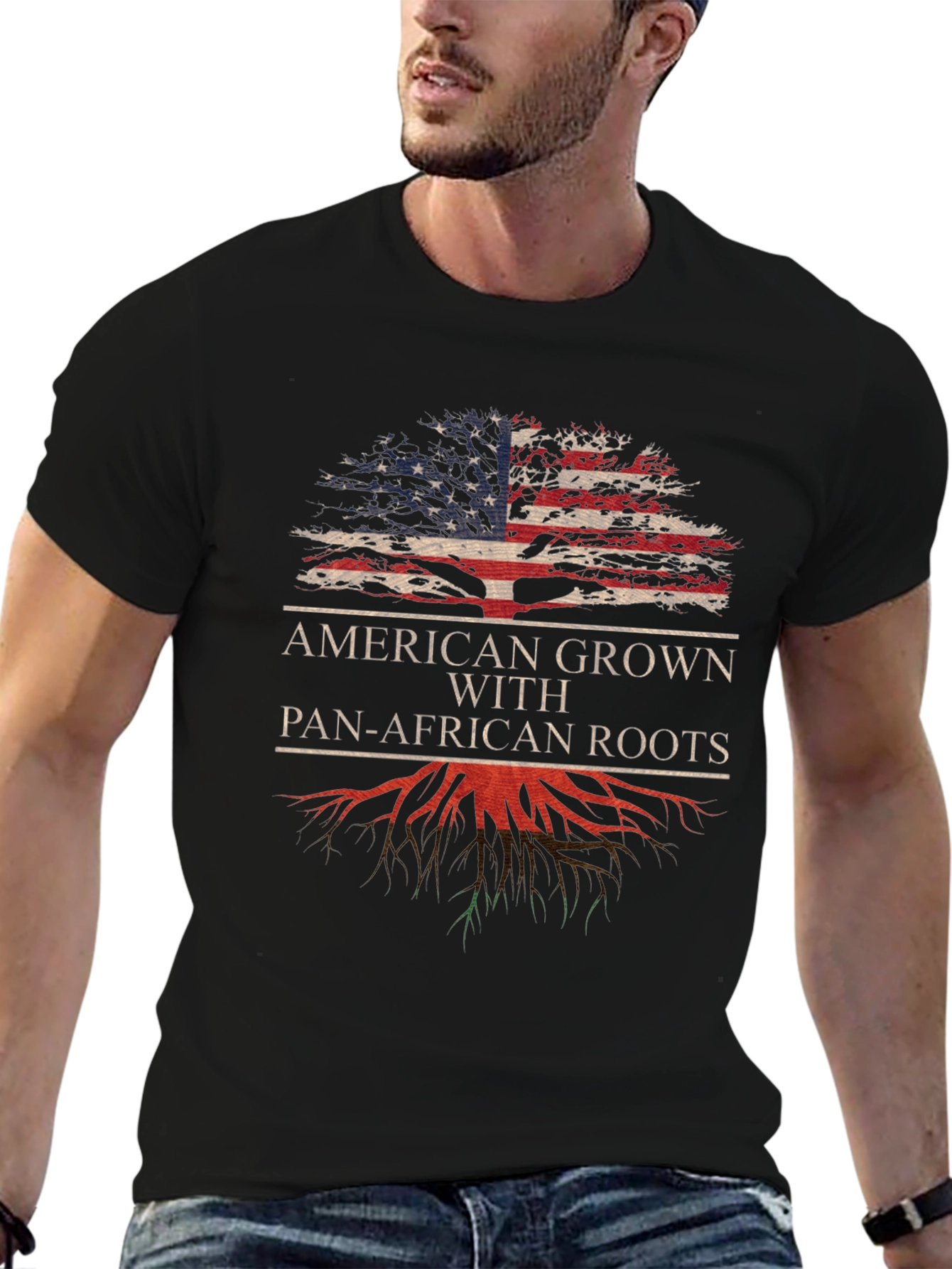 American Grown with Pan-African Roots T-Shirt
