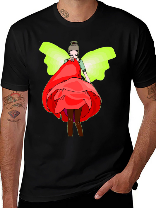 Fairy Rose Graphic Tee - Unique Design Stylish Comfort