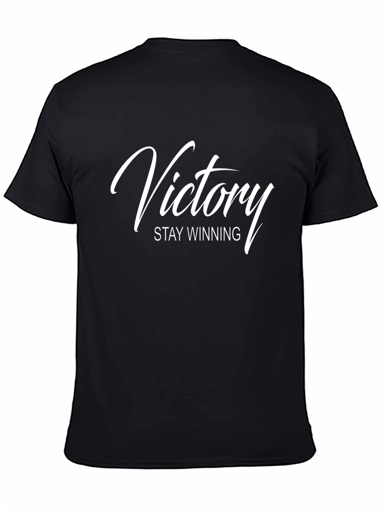 Victory Stay Winning Black T-Shirt
