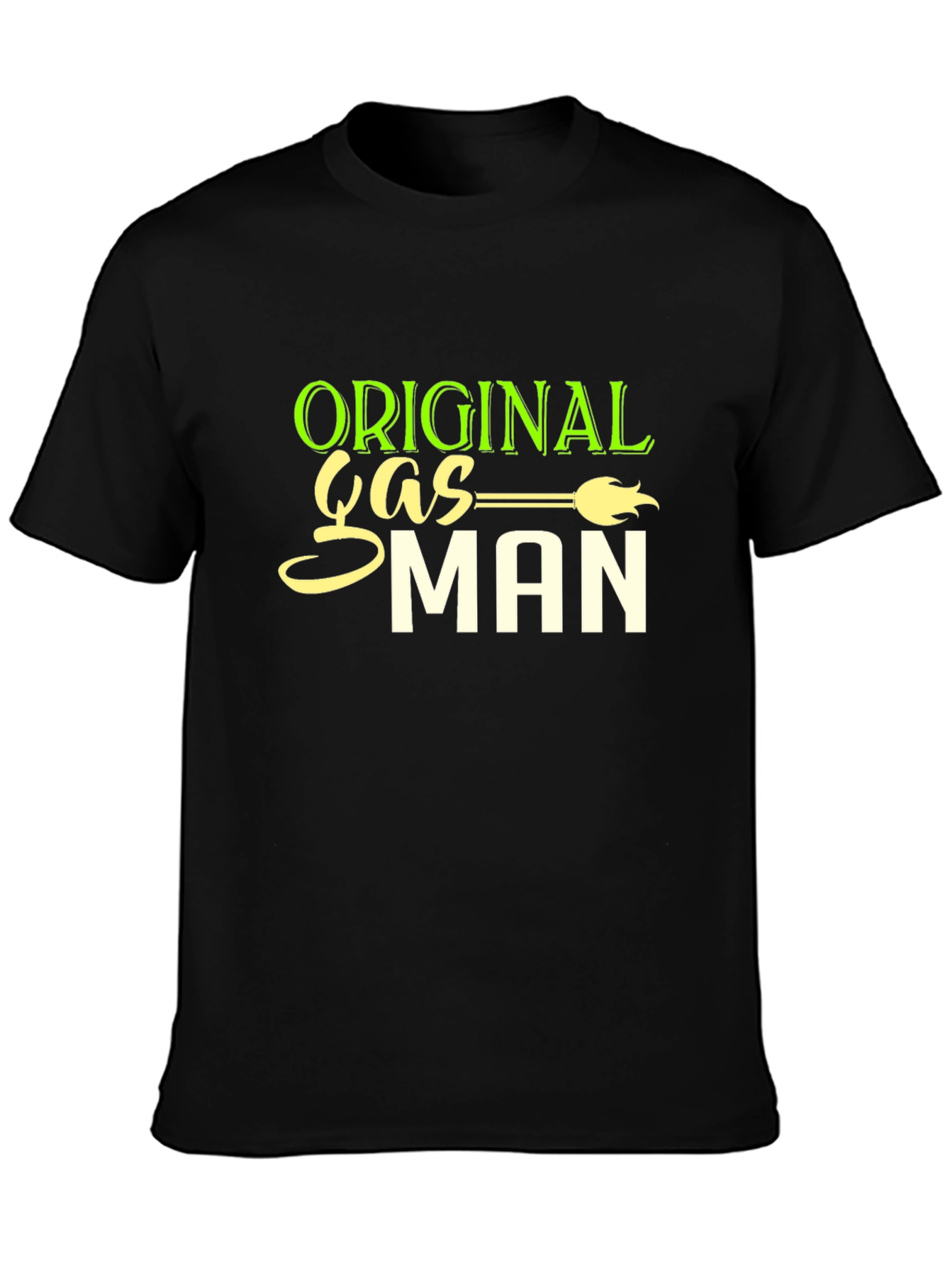 Original Gas Man Black T-Shirt