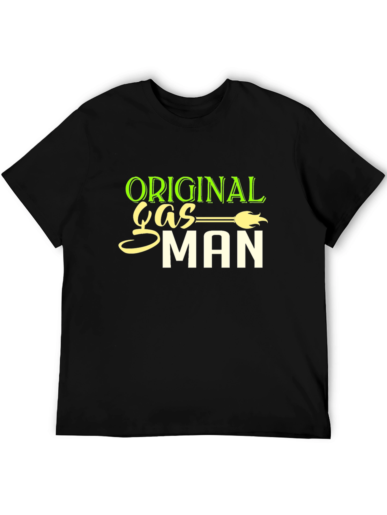 Original Gas Man Black T-Shirt