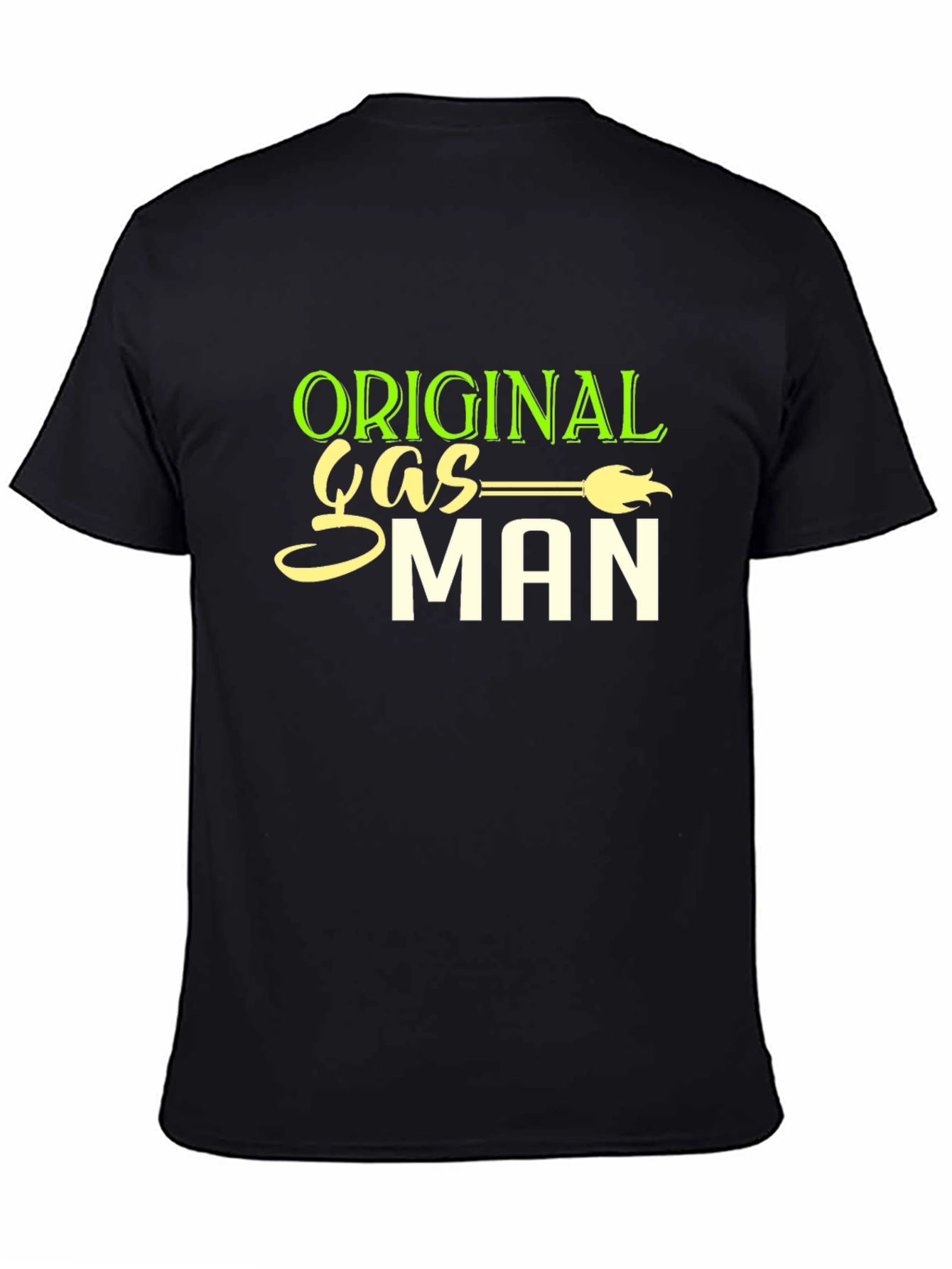 Original Gas Man Black T-Shirt