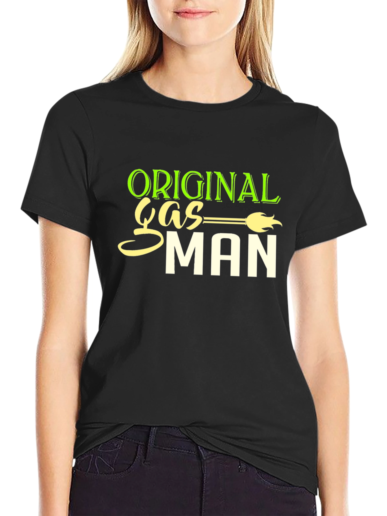 Original Gas Man Black T-Shirt