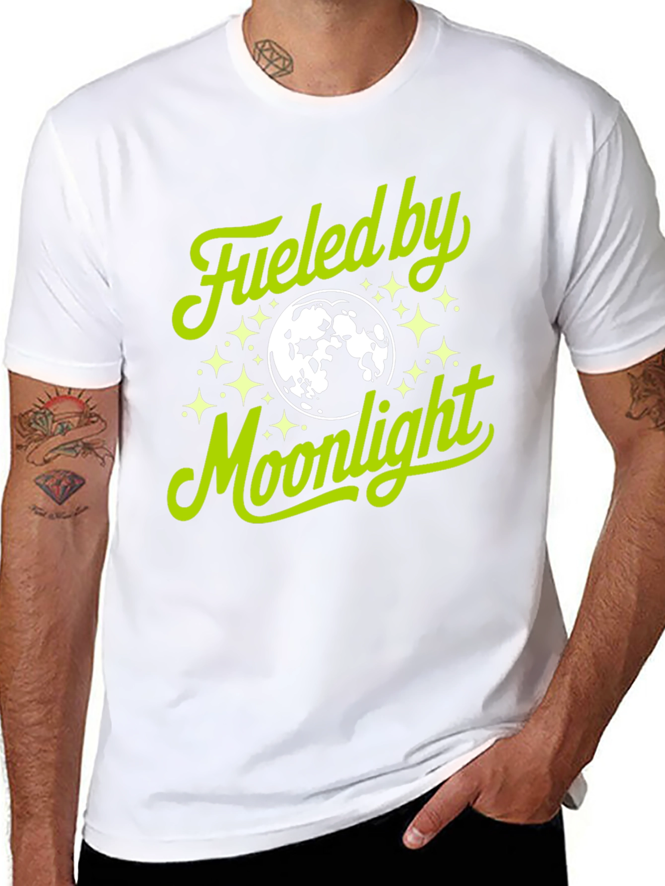 Fueled by Moonlight Graphic T-Shirt