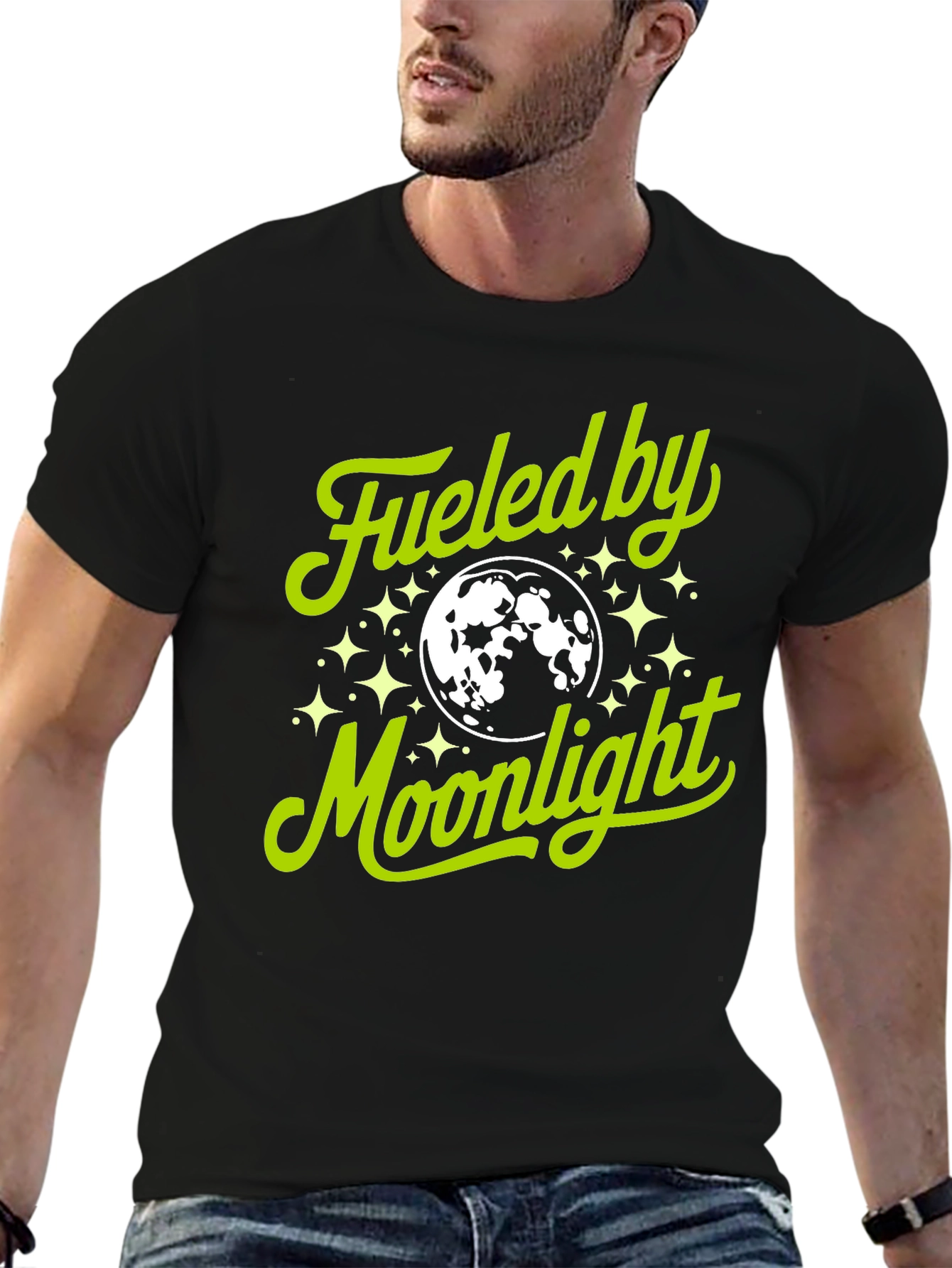 Fueled by Moonlight Graphic T-Shirt