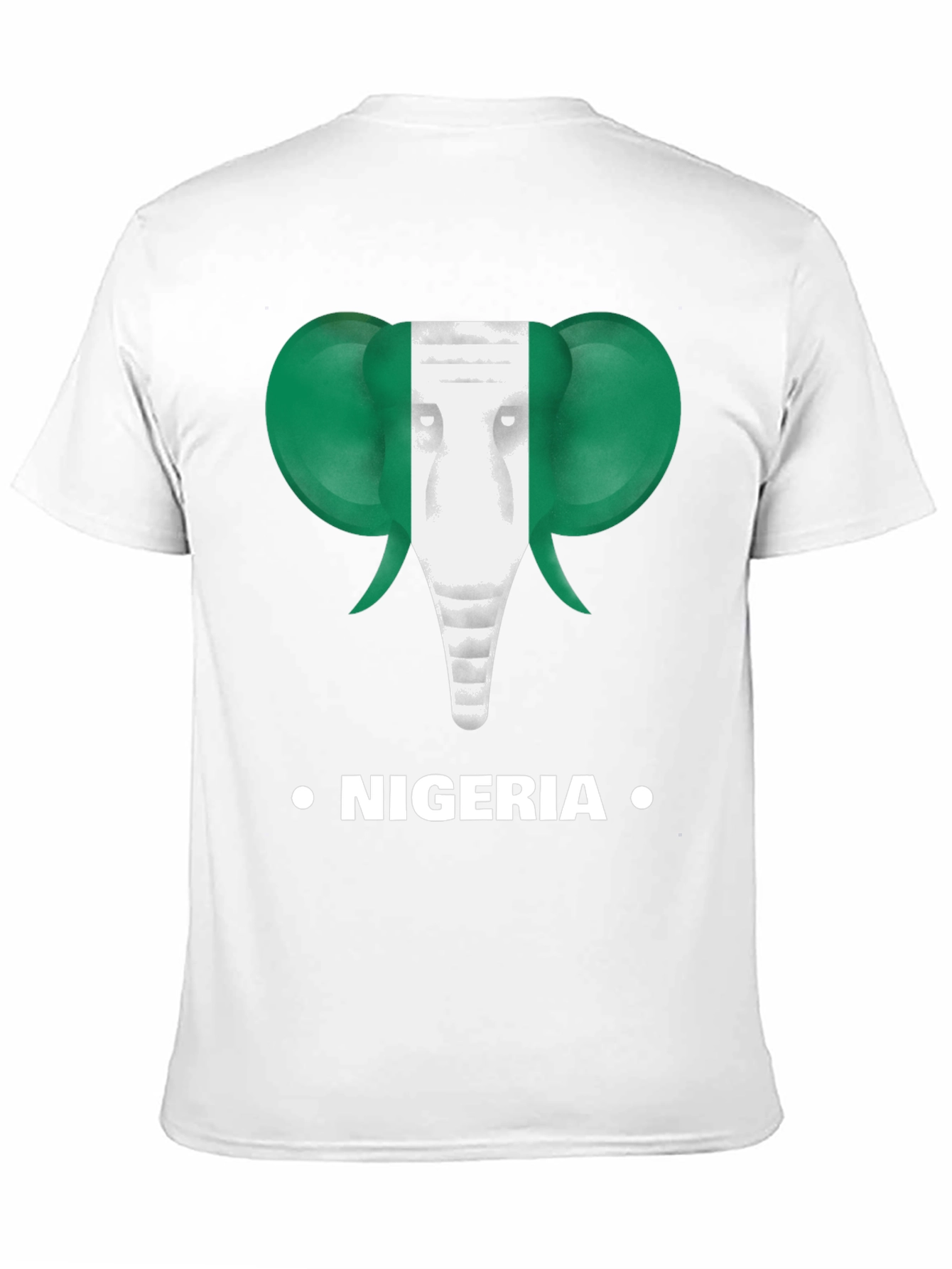 Nigeria Flag Elephant T-Shirt