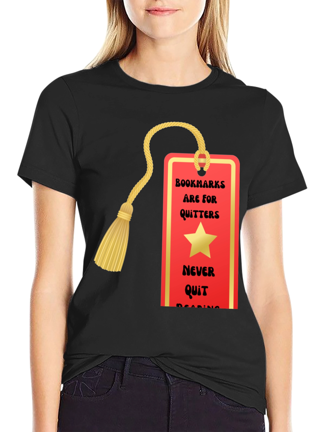 Bookmarks Are For Quitters Reading T-Shirt
