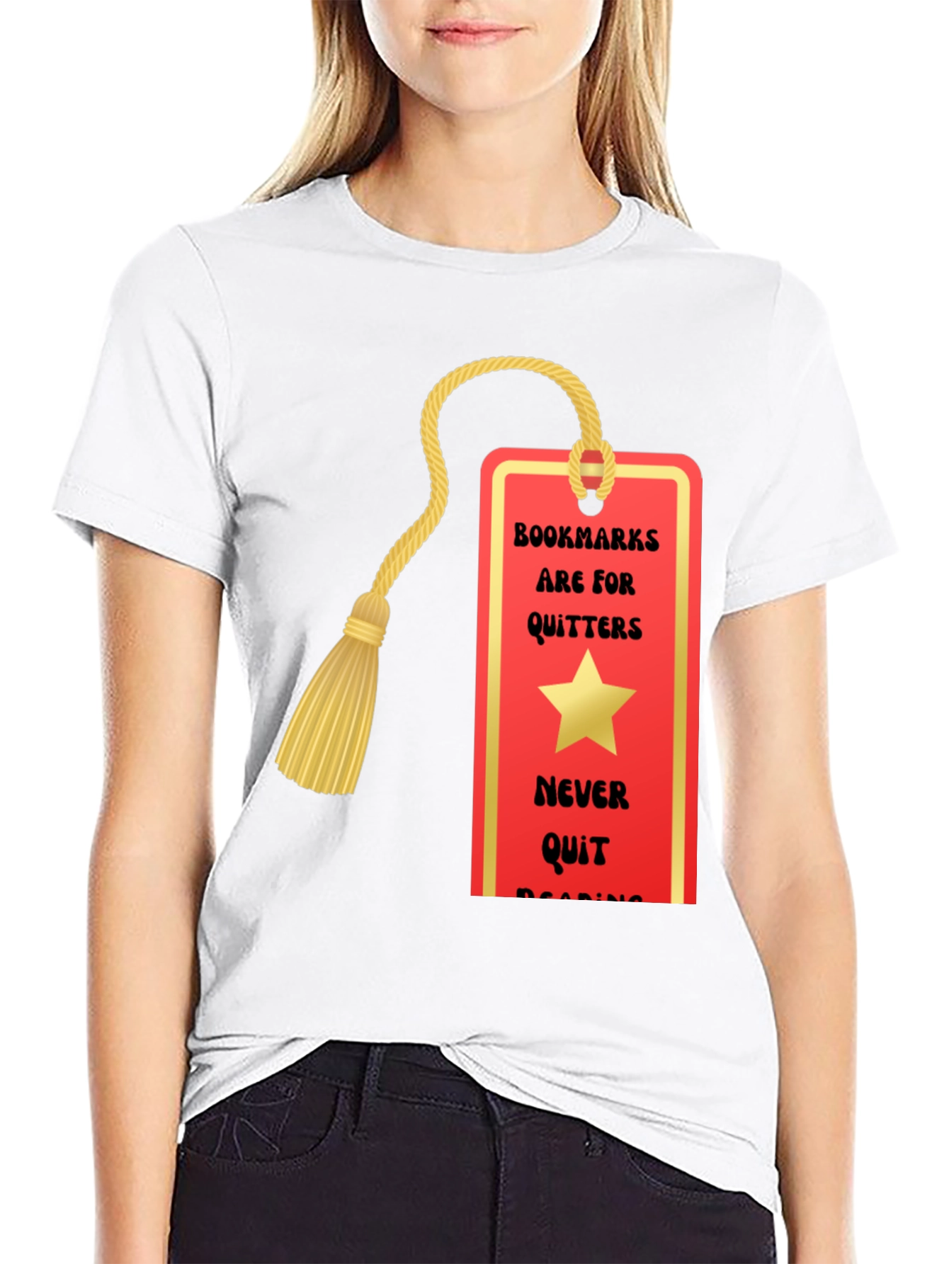 Bookmarks Are For Quitters Reading T-Shirt