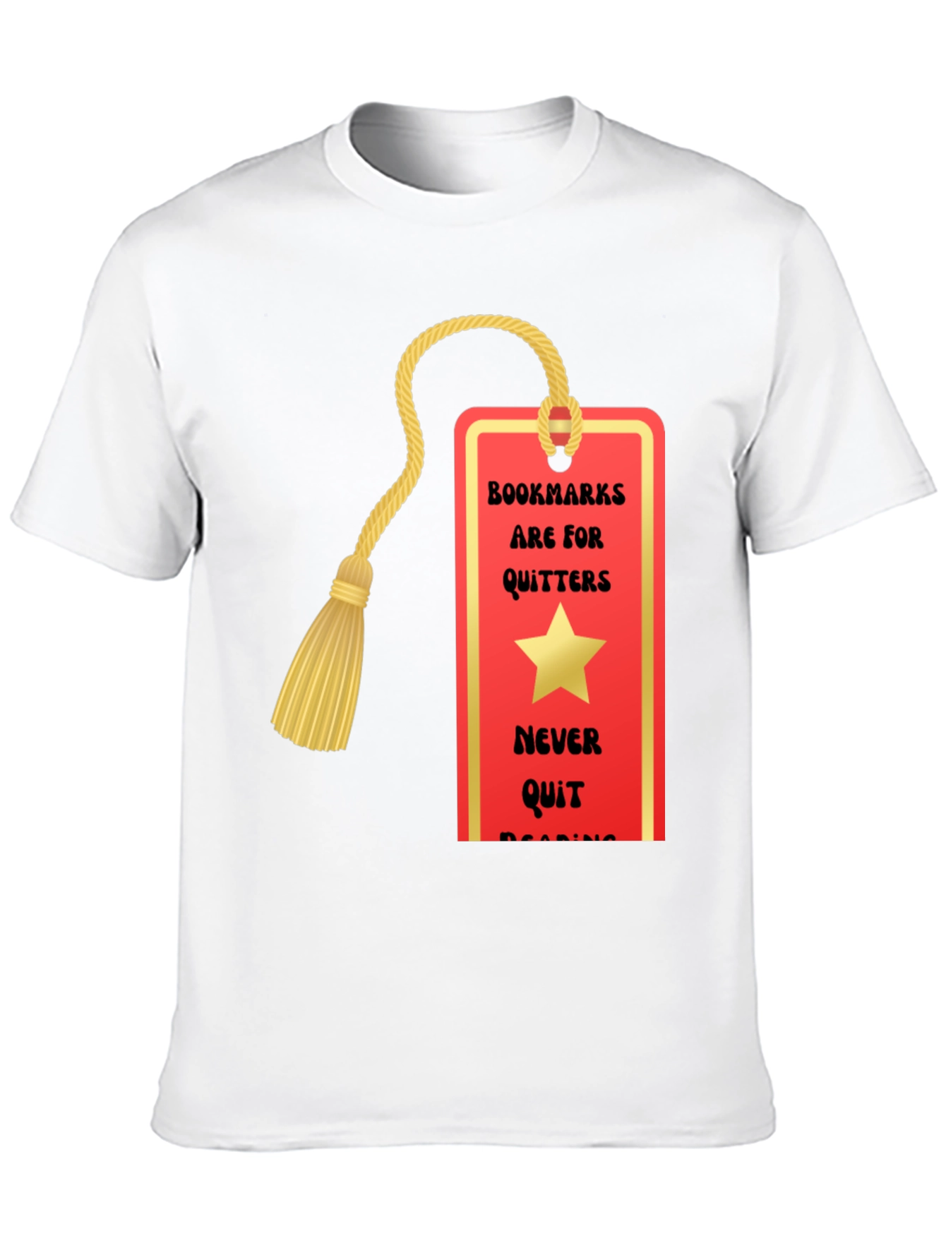 Bookmarks Are For Quitters Reading T-Shirt