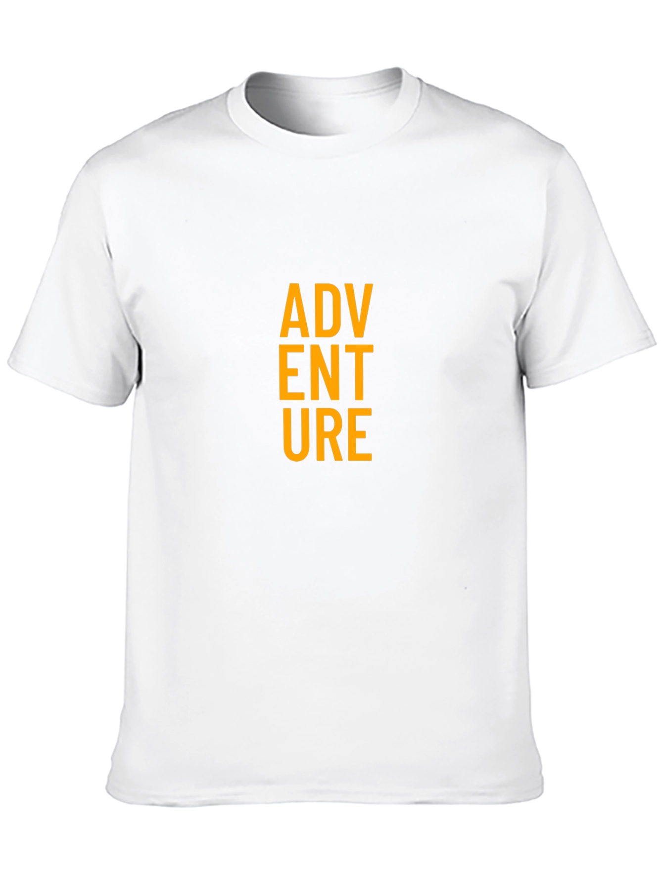 Adventure Graphic Tee - Black Cotton Crew Neck