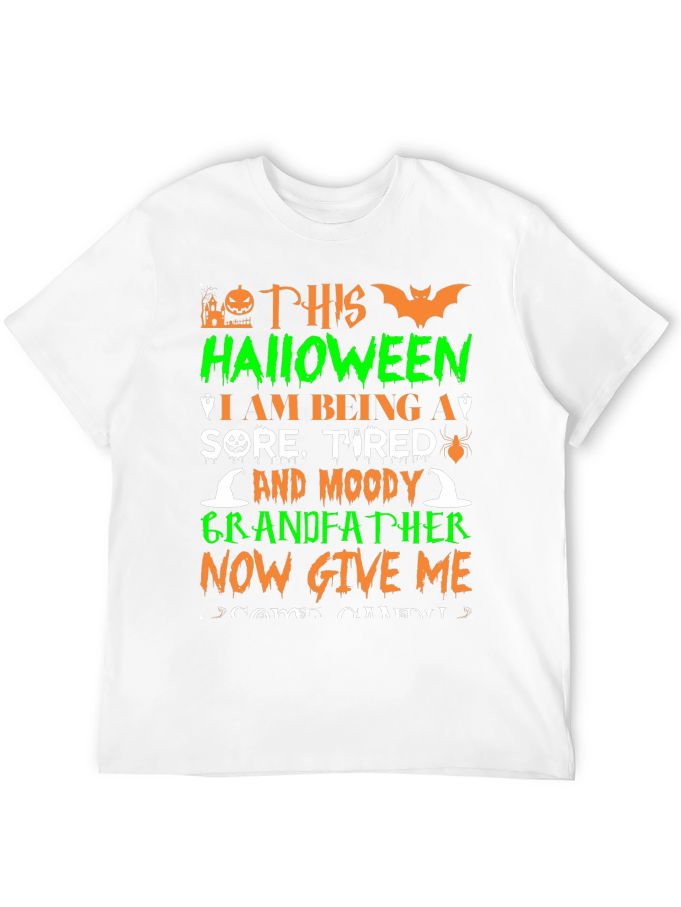 Funny Halloween Grandfather T-Shirt
