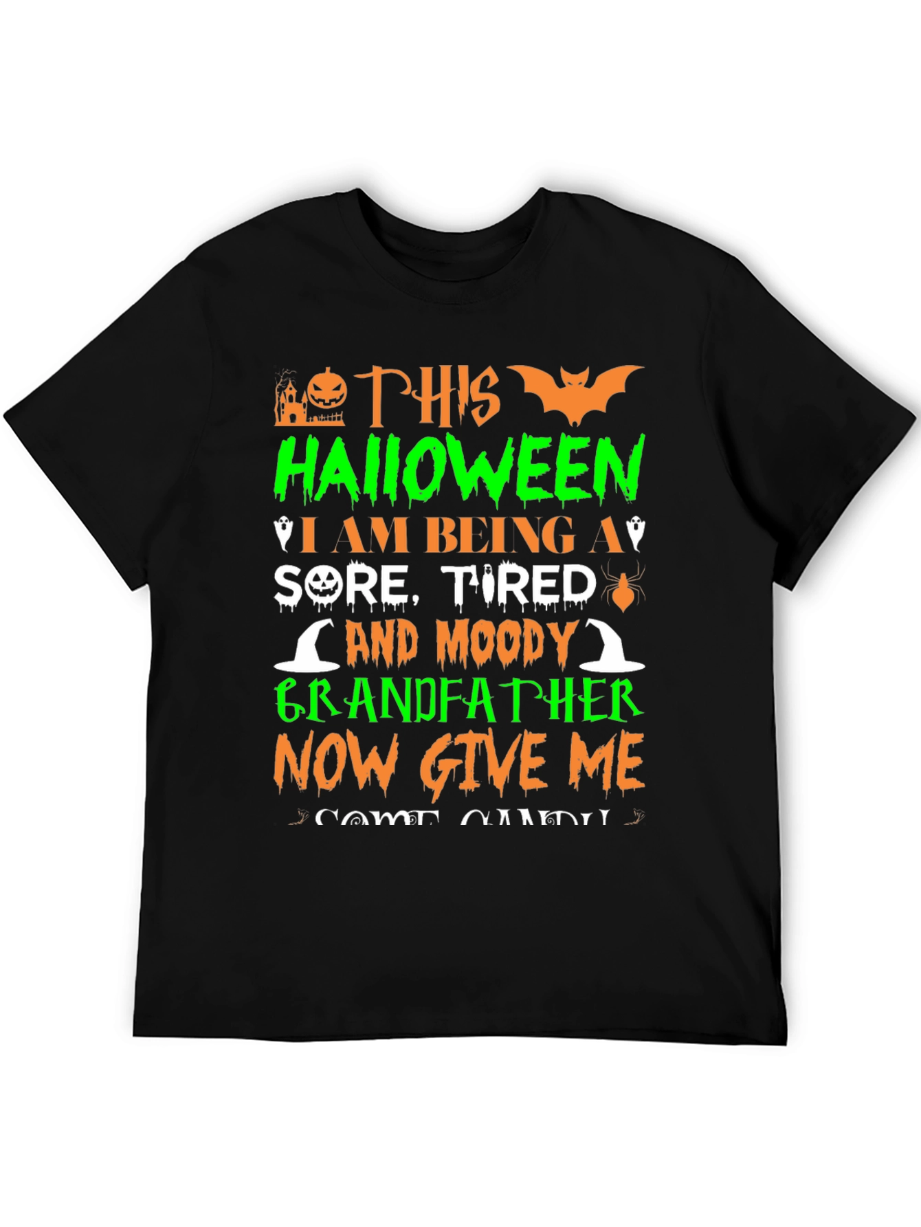 Funny Halloween Grandfather T-Shirt