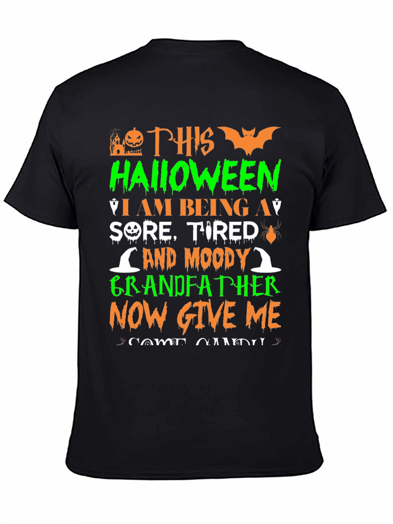 Funny Halloween Grandfather T-Shirt