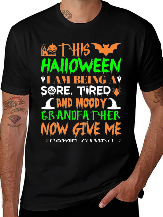 Funny Halloween Grandfather T-Shirt