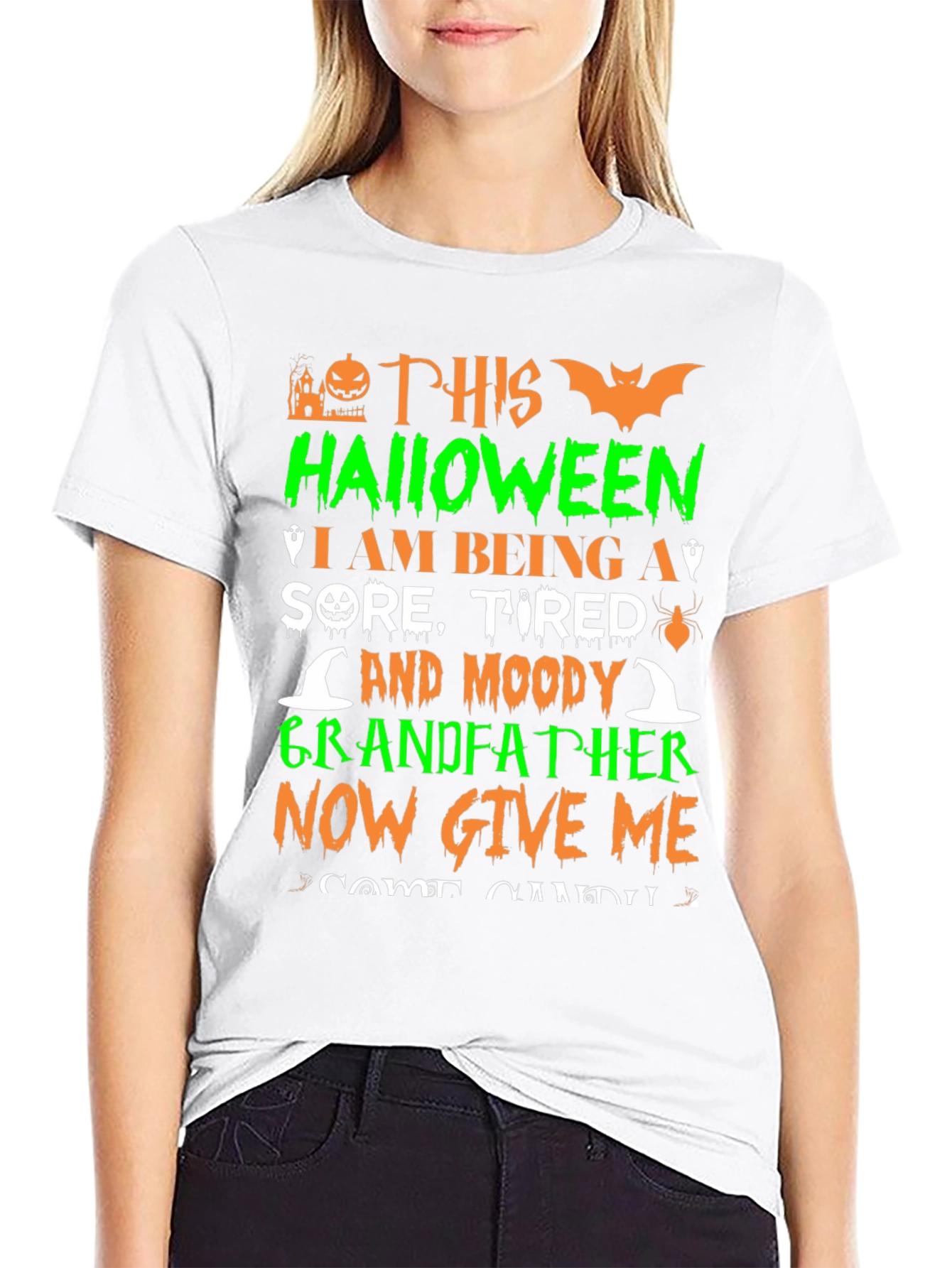 Funny Halloween Grandfather T-Shirt