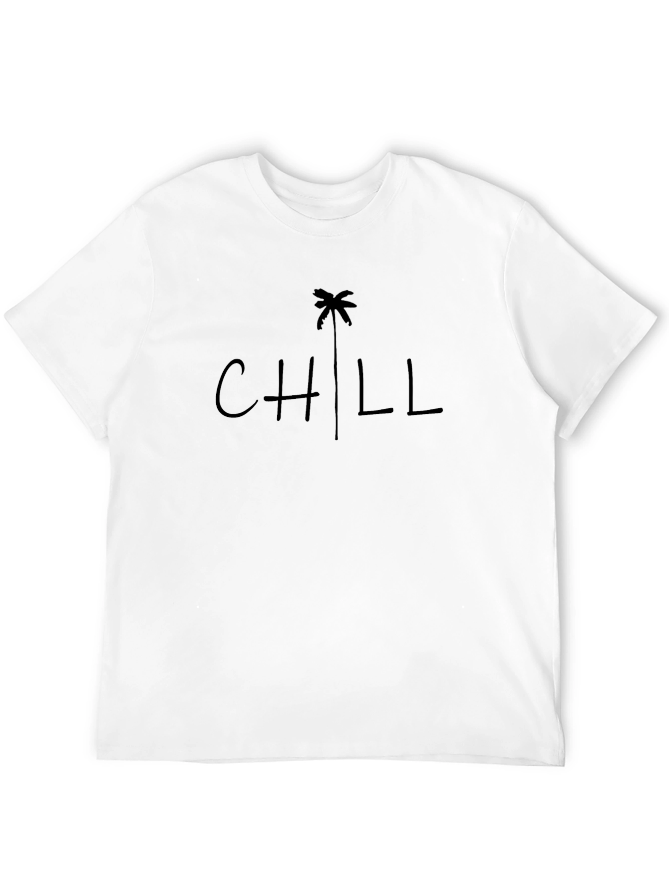 Chill Palm Tree Graphic Tee - Relaxed Vibe