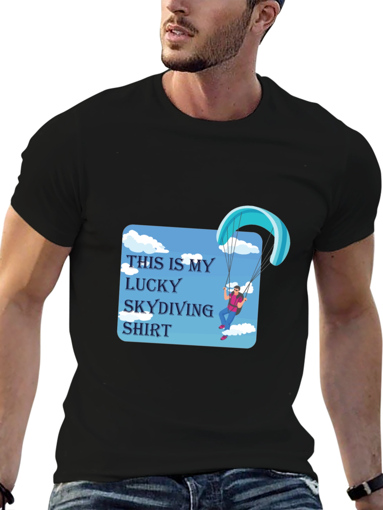 Lucky Skydiving Shirt - Graphic Tee