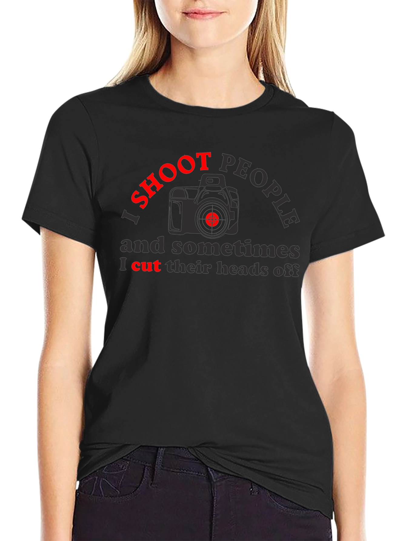 I Shoot People T-Shirt - Photography Humor Tee