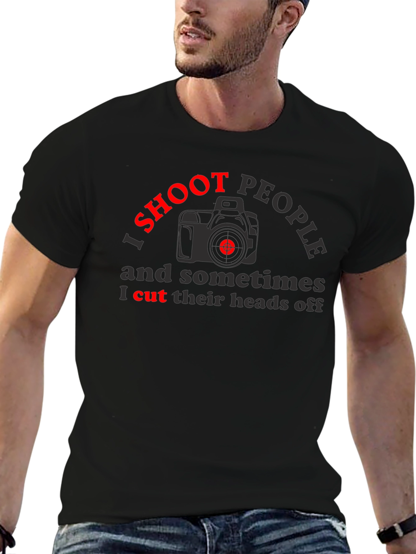 I Shoot People T-Shirt - Photography Humor Tee